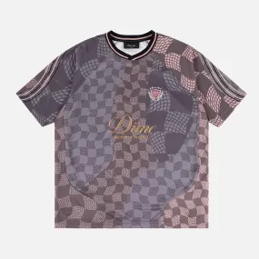 NonBindingCollar Breathable knit CHECKERED HOME JERSEY - GREY