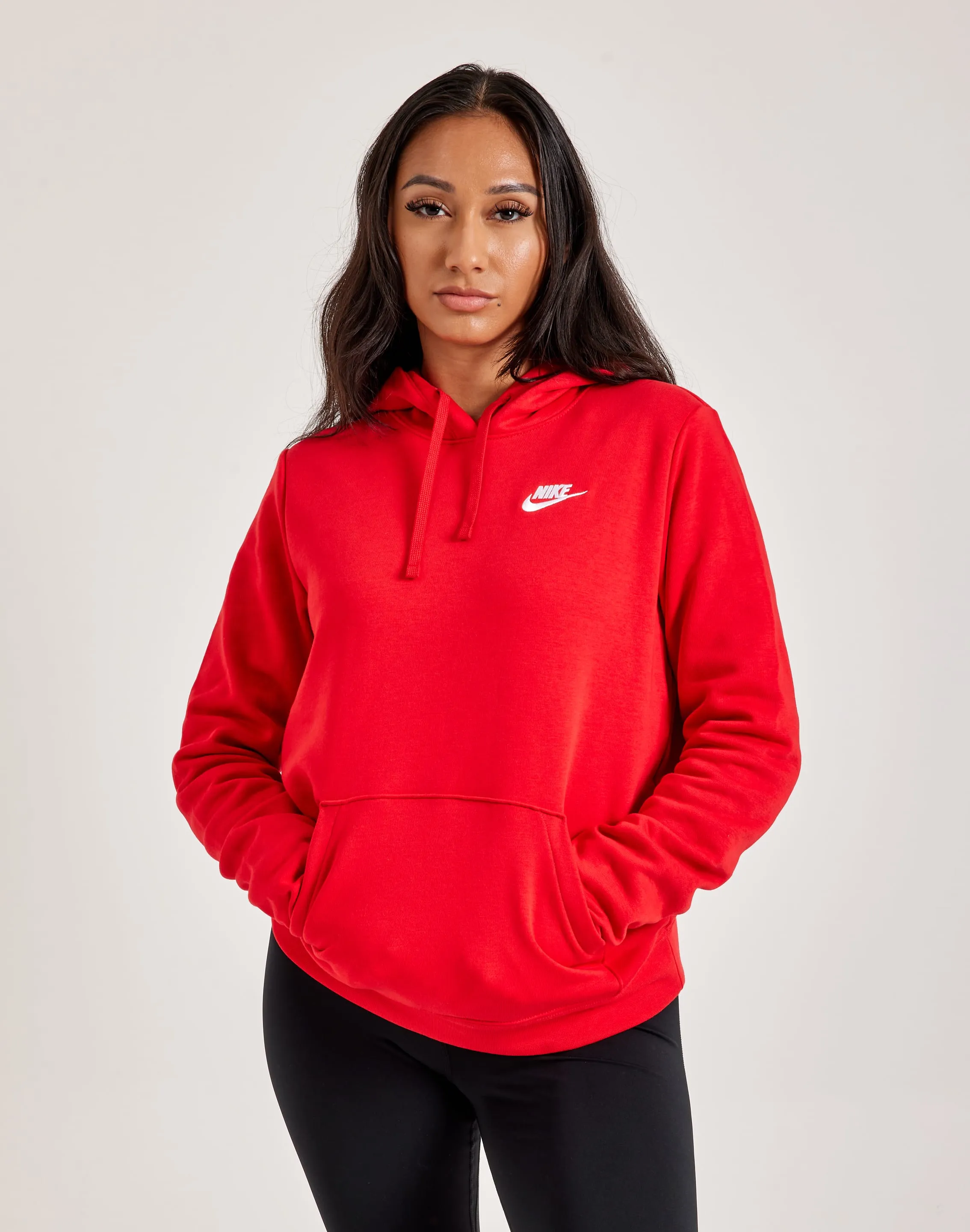 Antibacterial lining SmoothFinish Nike Club Fleece Pullover Hoodie