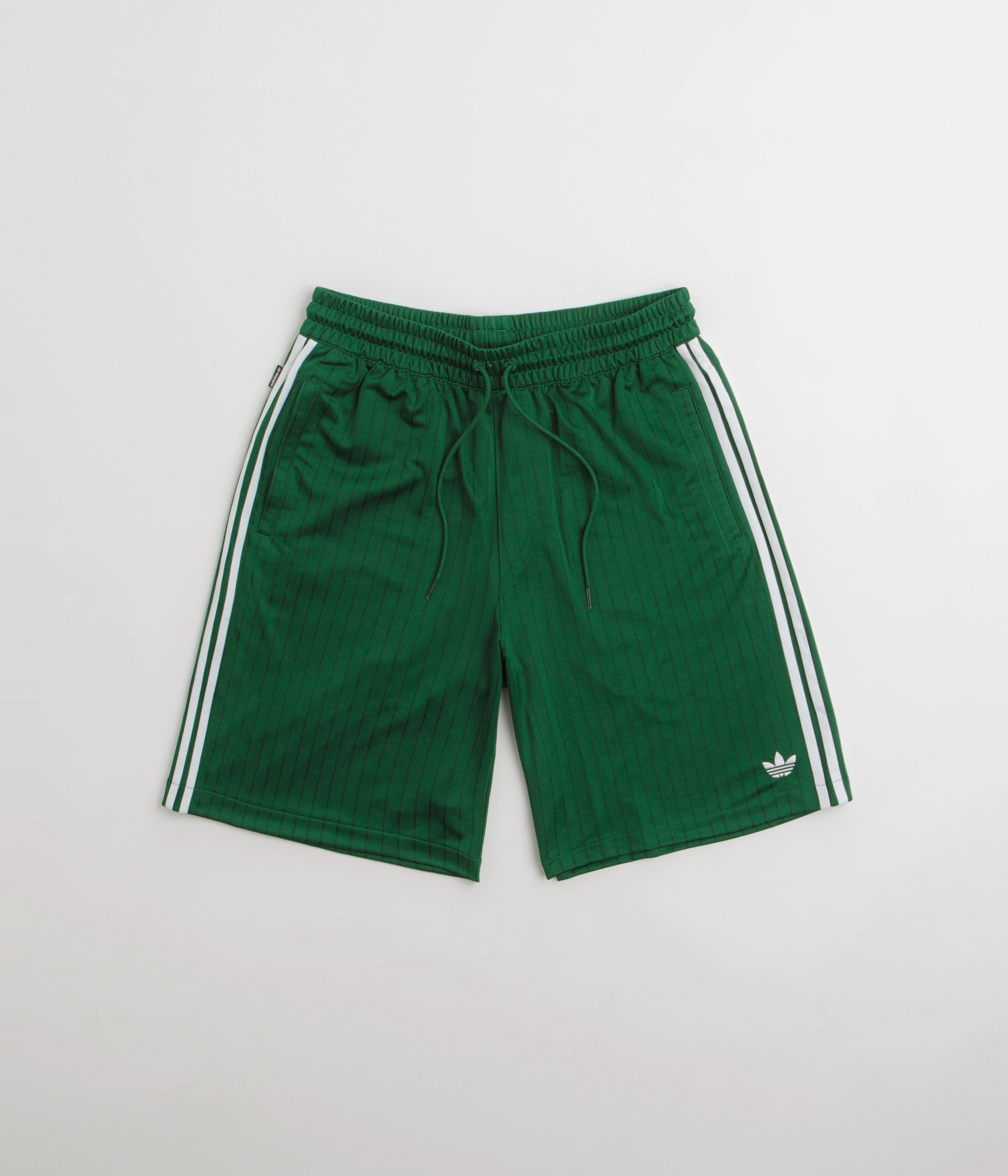 Adidas Skateboarding Classic Shorts - Dark Green / White dungarees