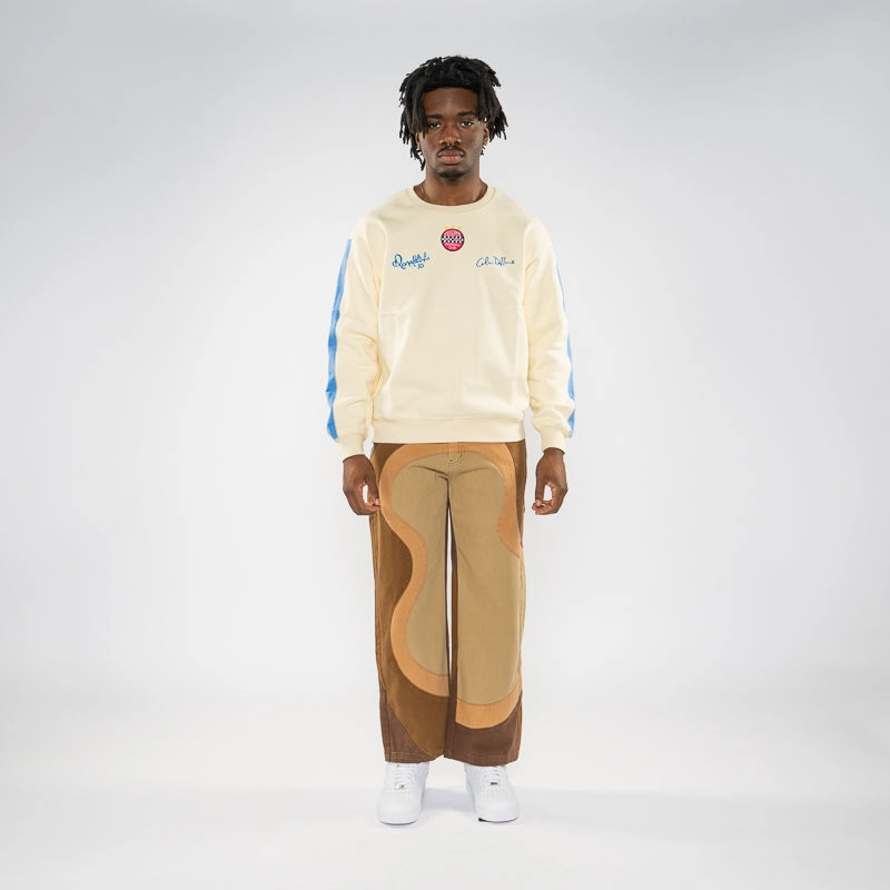 Ronaldinho x KidSuper Crewneck - Cream