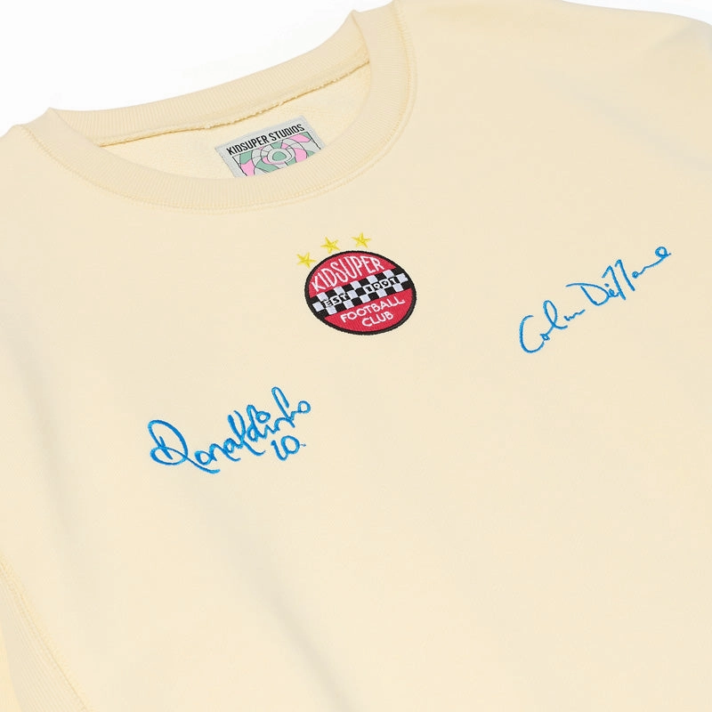 Ronaldinho x KidSuper Crewneck - Cream
