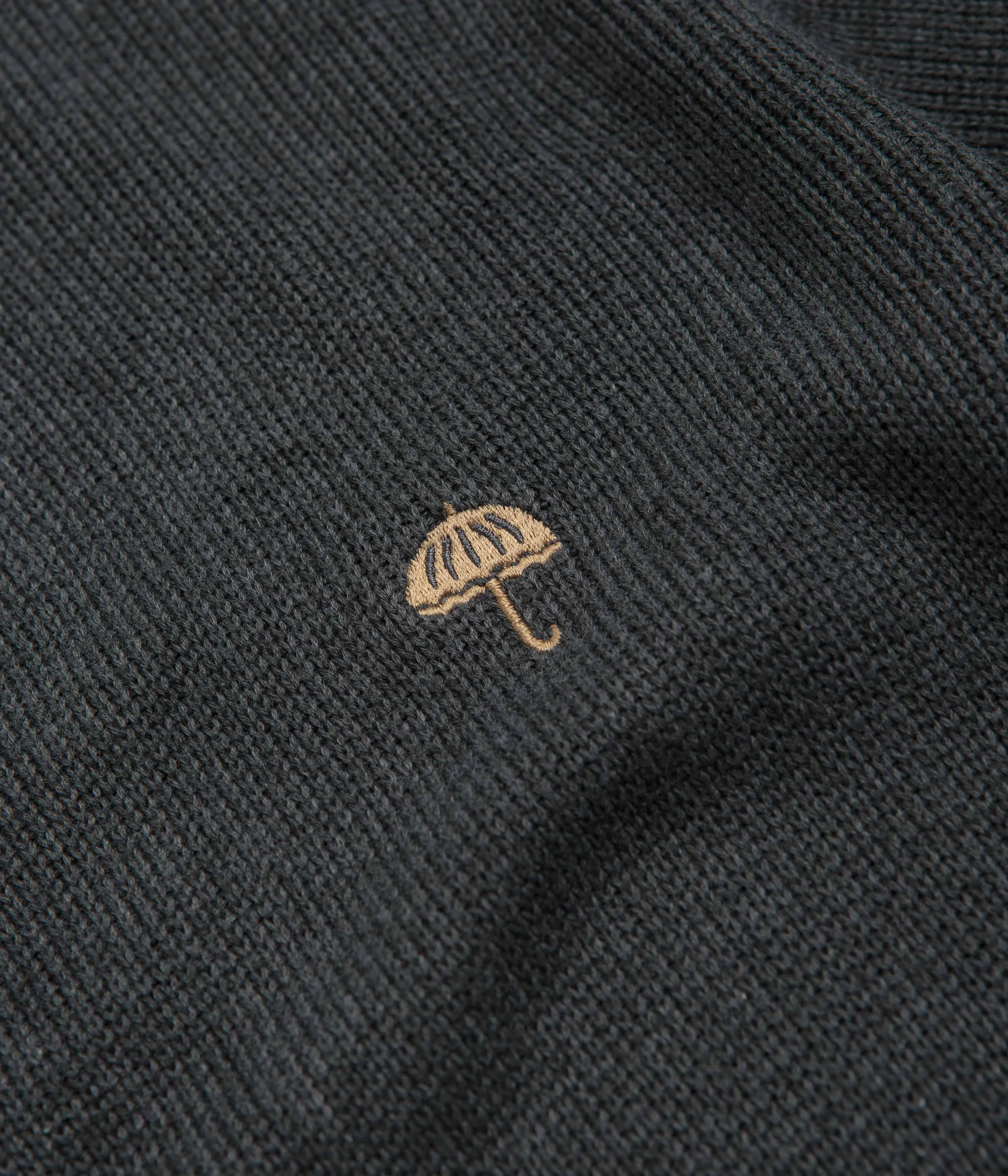 Helas Classmate Cardigan - Grey uncollared Camouflage