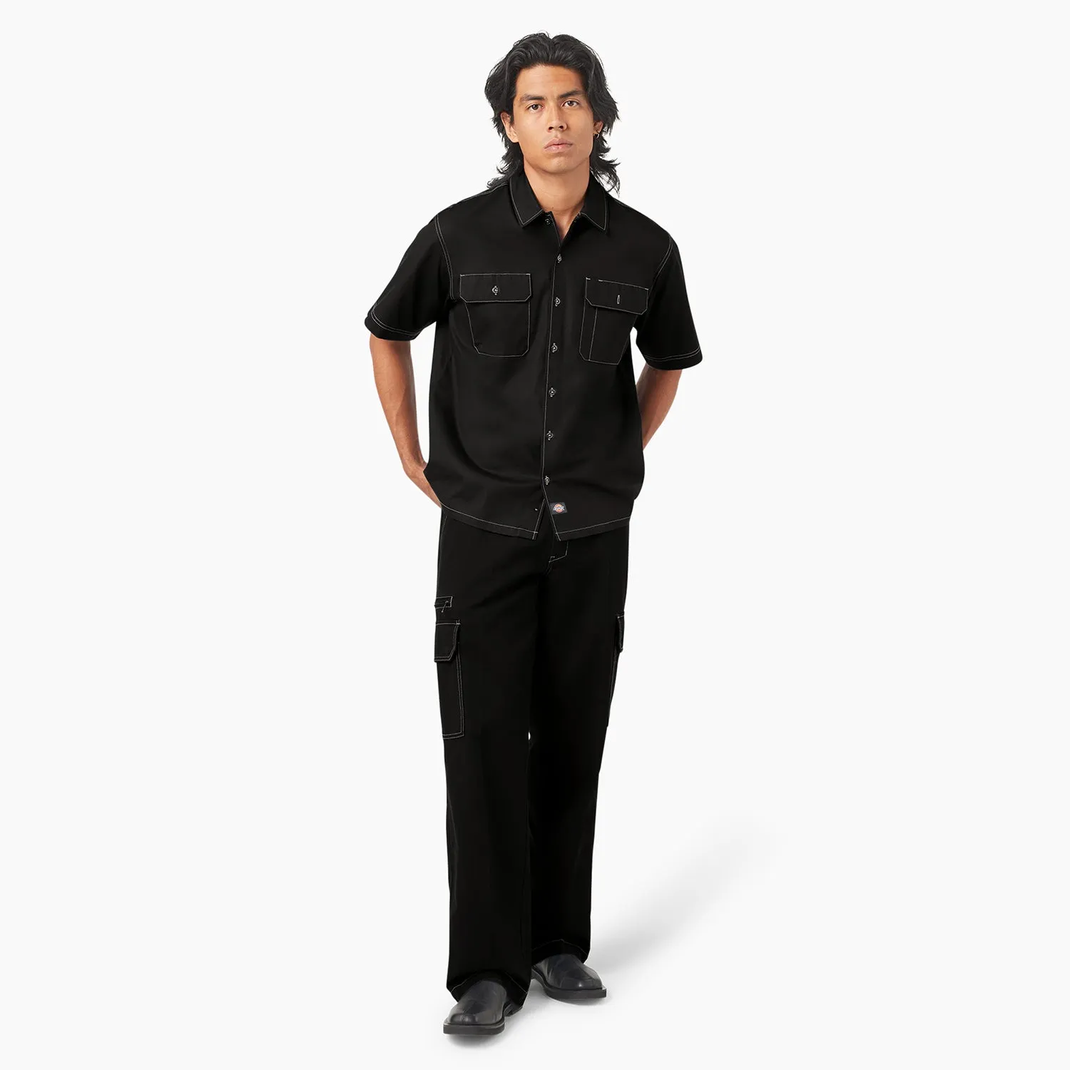 ReflectiveDetails AntiPilling Surface Riverbend SS Work Shirt - Mens