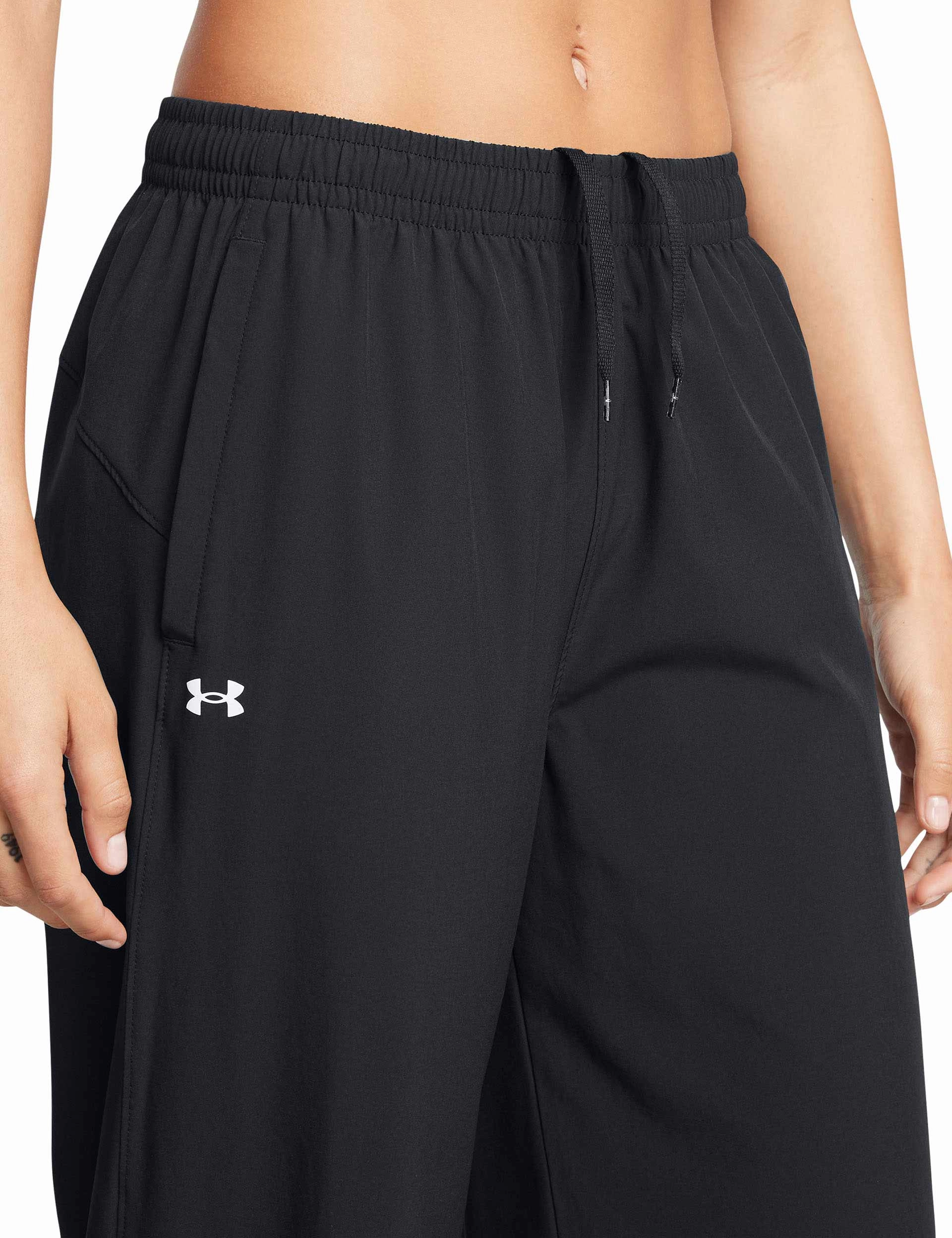 Lightweight Performance Rival Wide Leg Pants - Black/White