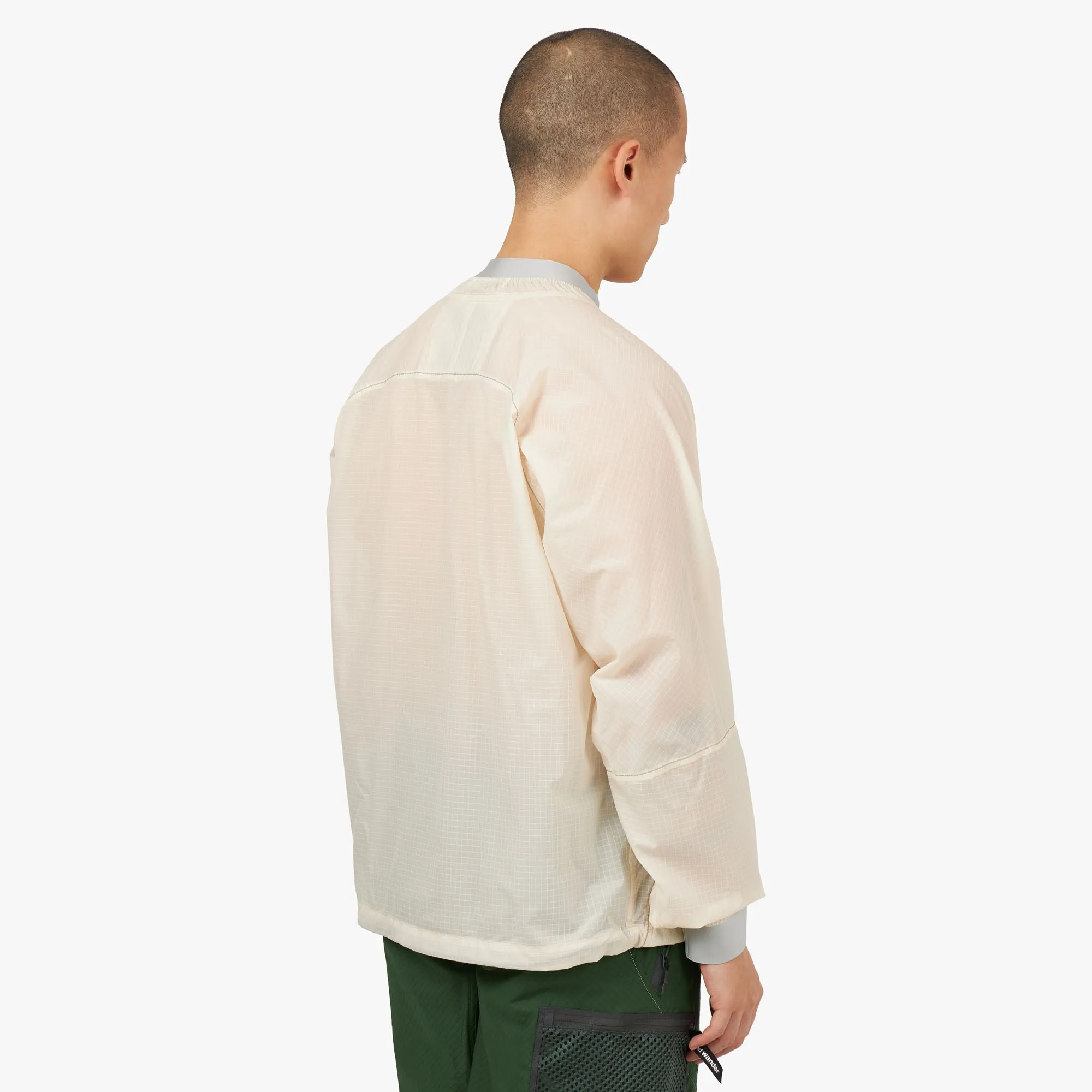 Mark Style and wander Breath Rip Pullover Jacket / Off White