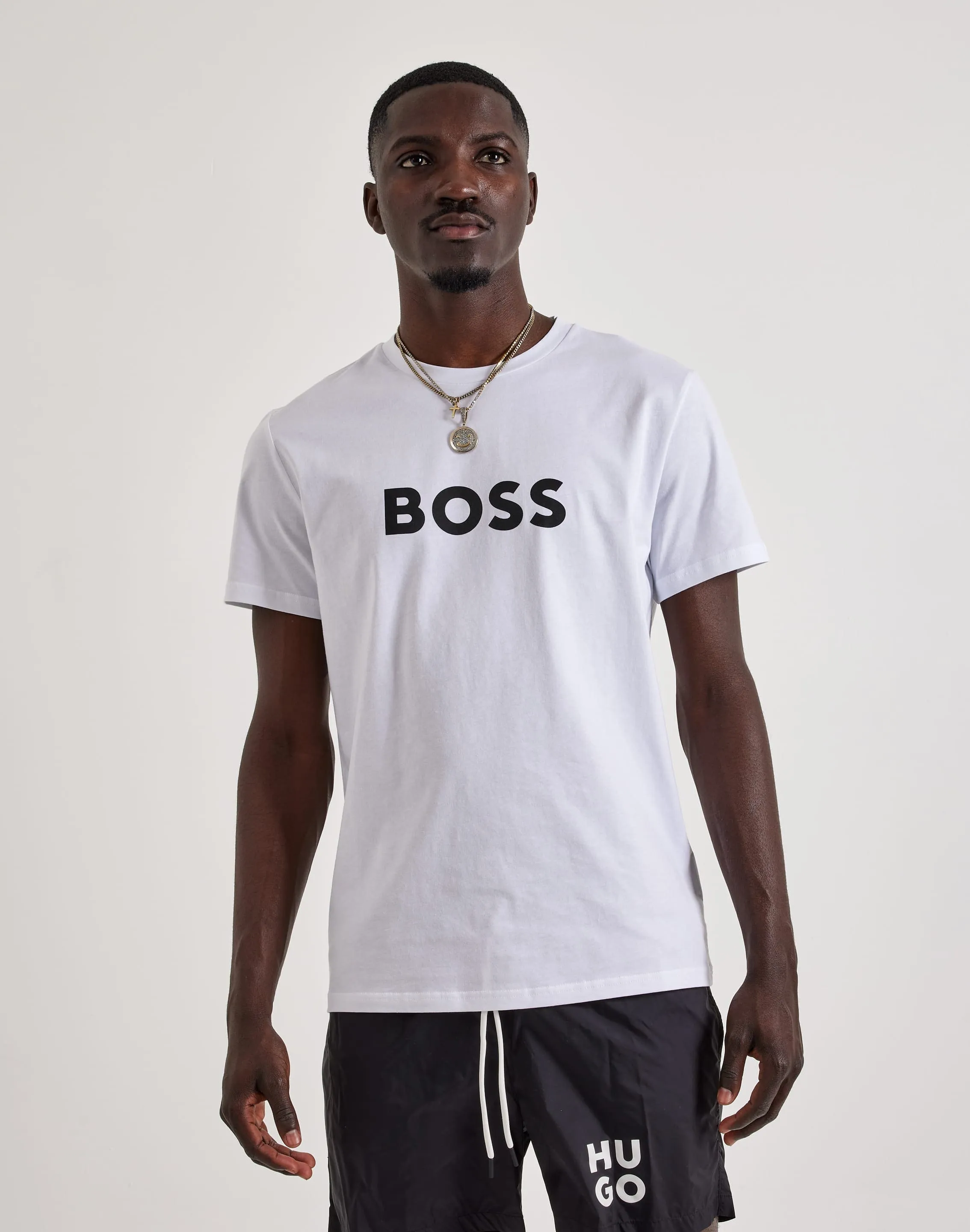 WaterRepellent Finish Boss Logo Tee