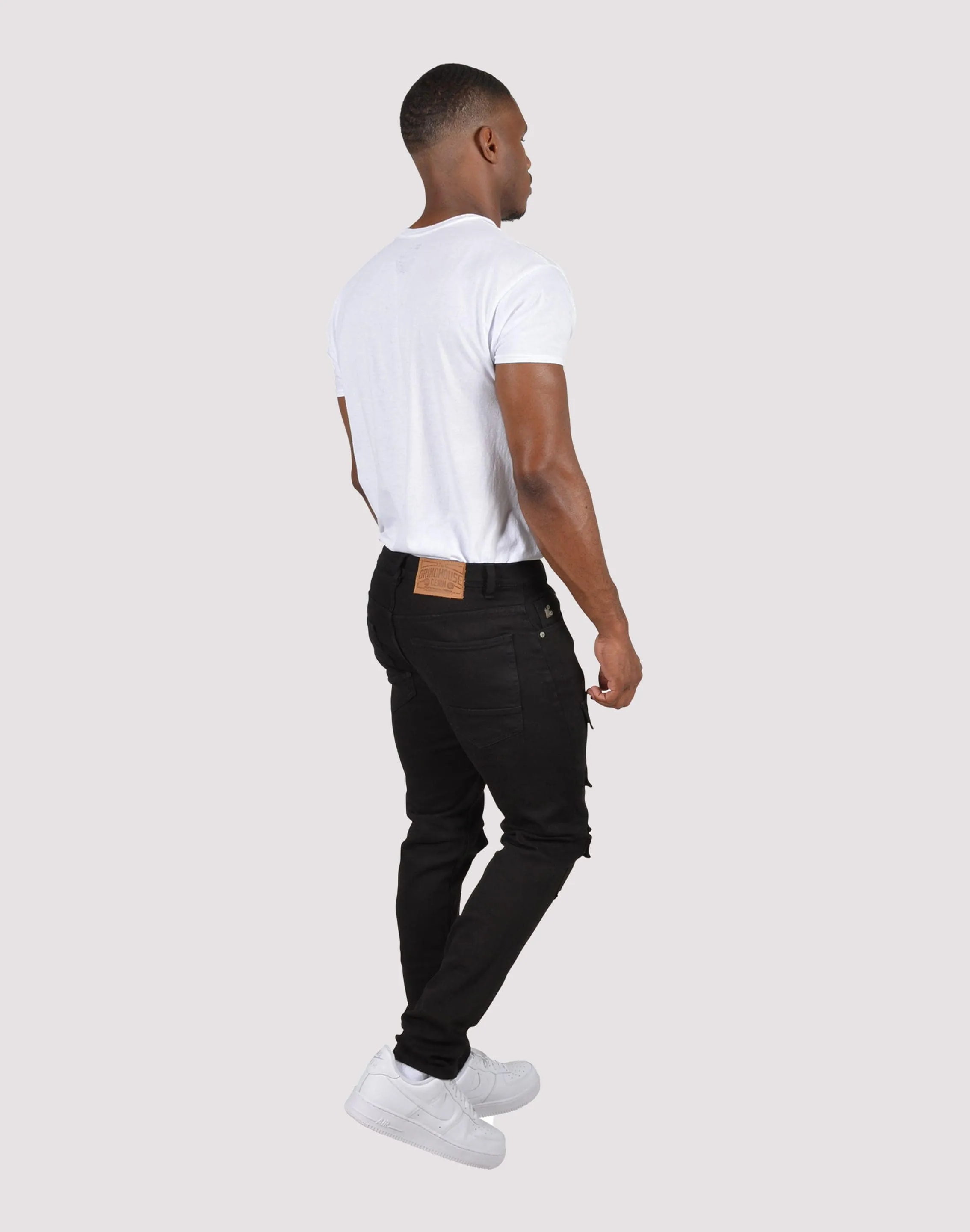 Grindhouse Front Multi Cargo Pocket Denim Jeans MoistureWicking Technology