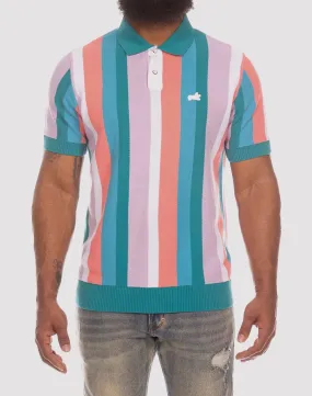 Wide Glow Akoo Imperial Knit Polo Shirt