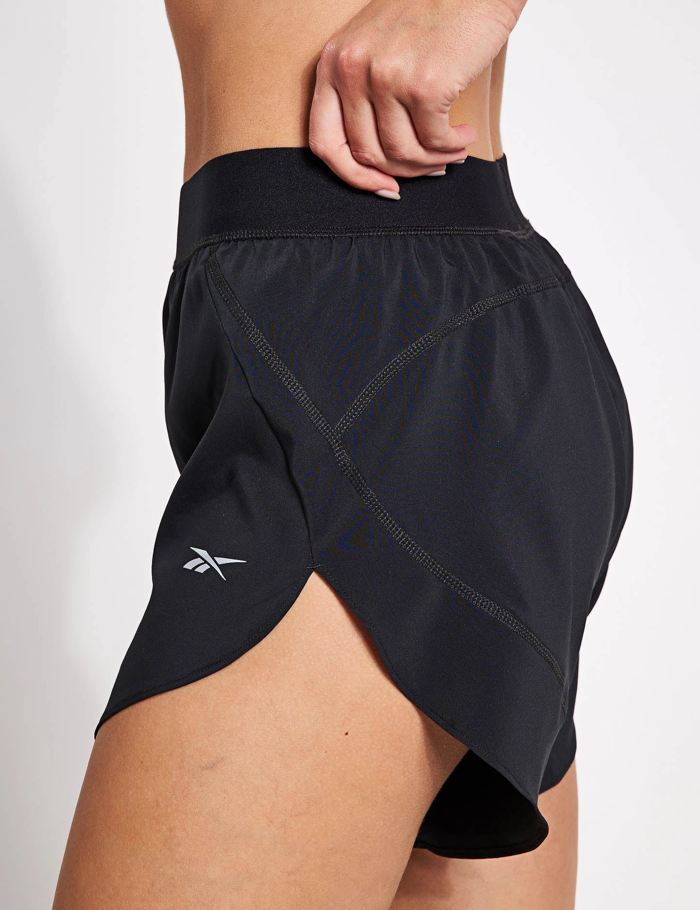 Running 2-in-1 Short - Night Black Wrinkle Free Weave Evening Wear