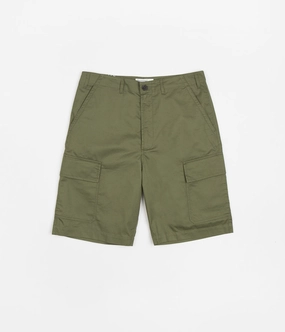Universal Works MW Cargo Shorts - Olive FasteningLoops UPFProtection