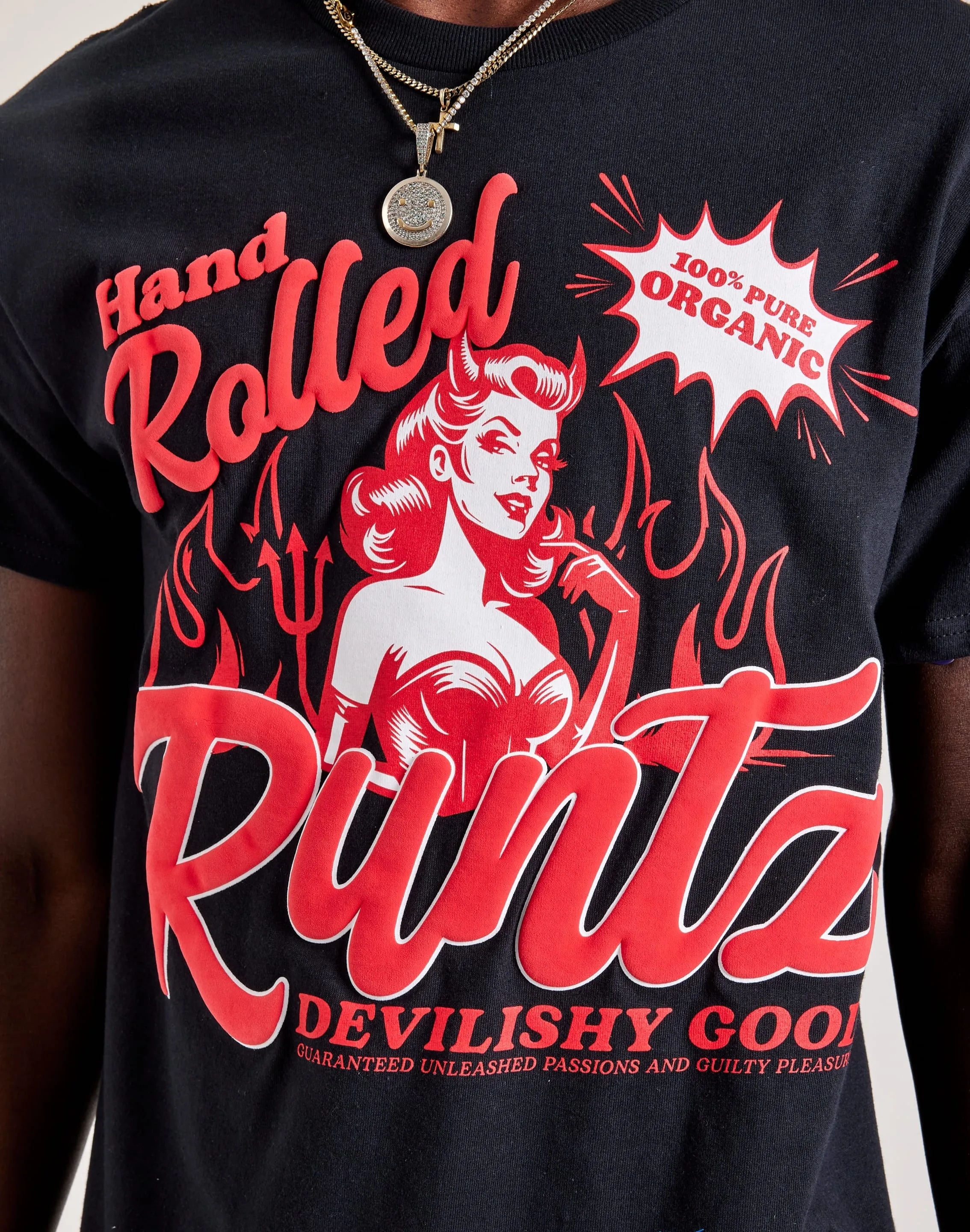 Runtz Hand Rolled Tee Red Flash