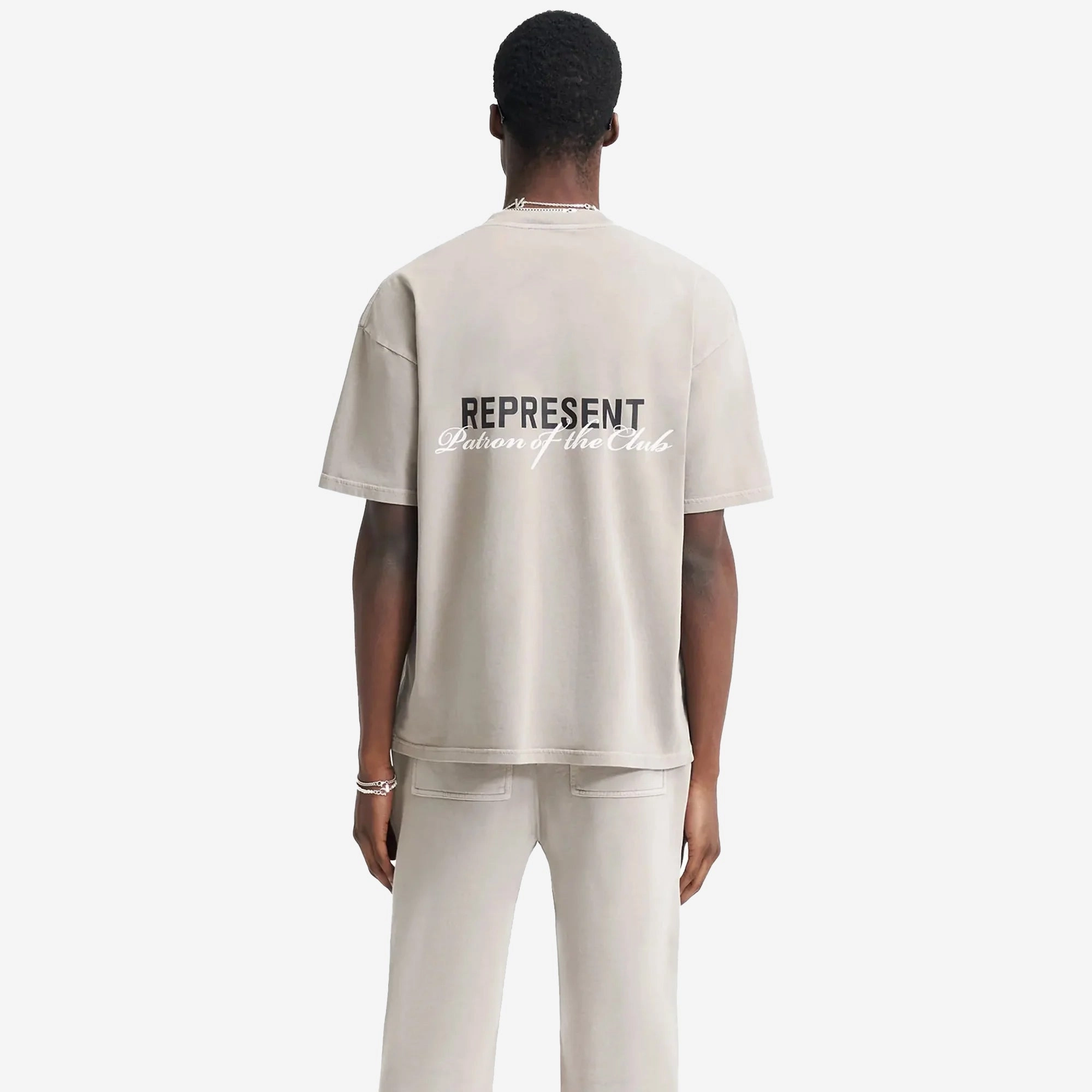 REPRESENT | PATRON OF THE CLUB T-SHIRT { MUDSTONE AbrasionResistant Fabric