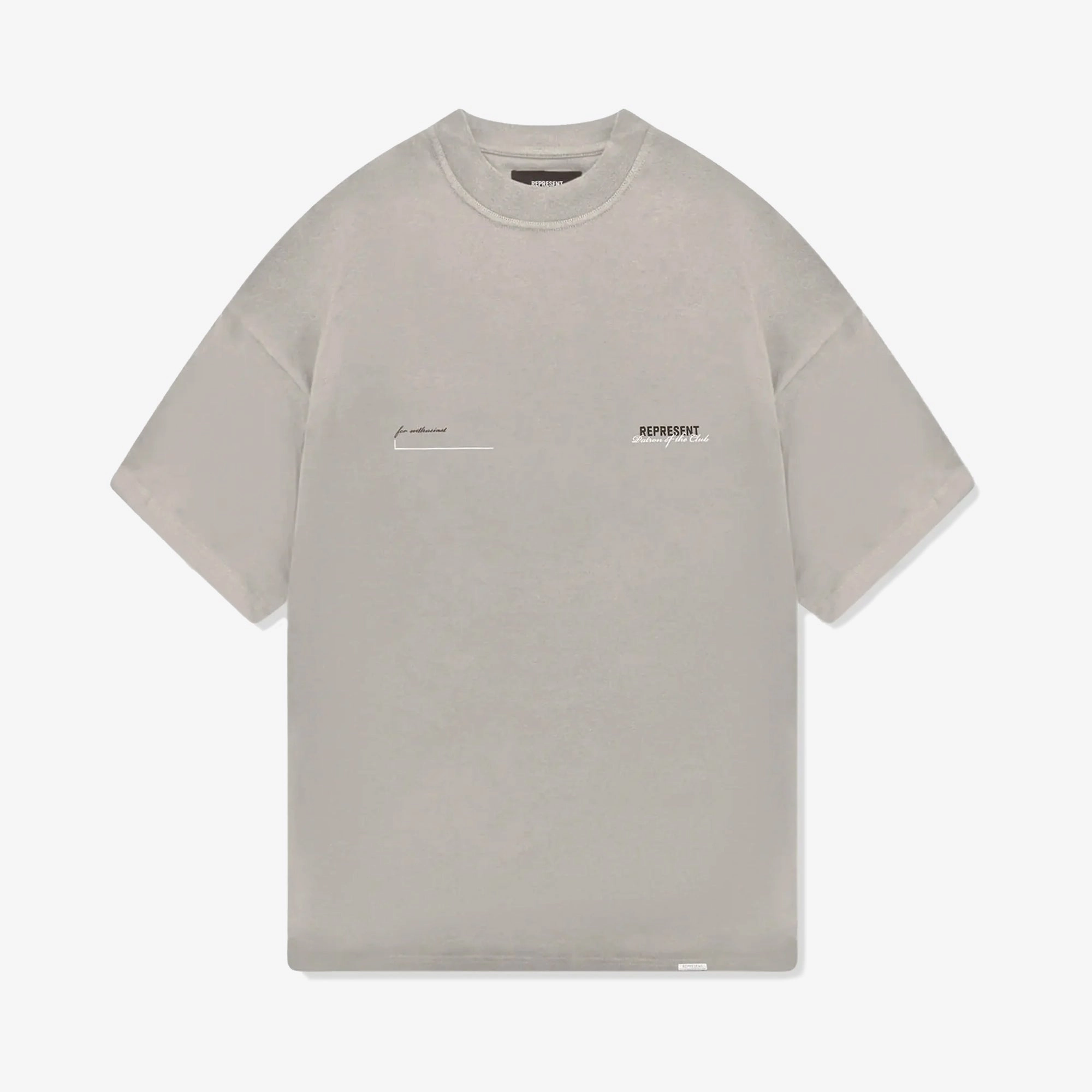 Adjustable Waistbands REPRESENT | PATRON OF THE CLUB T-SHIRT { MUDSTONE