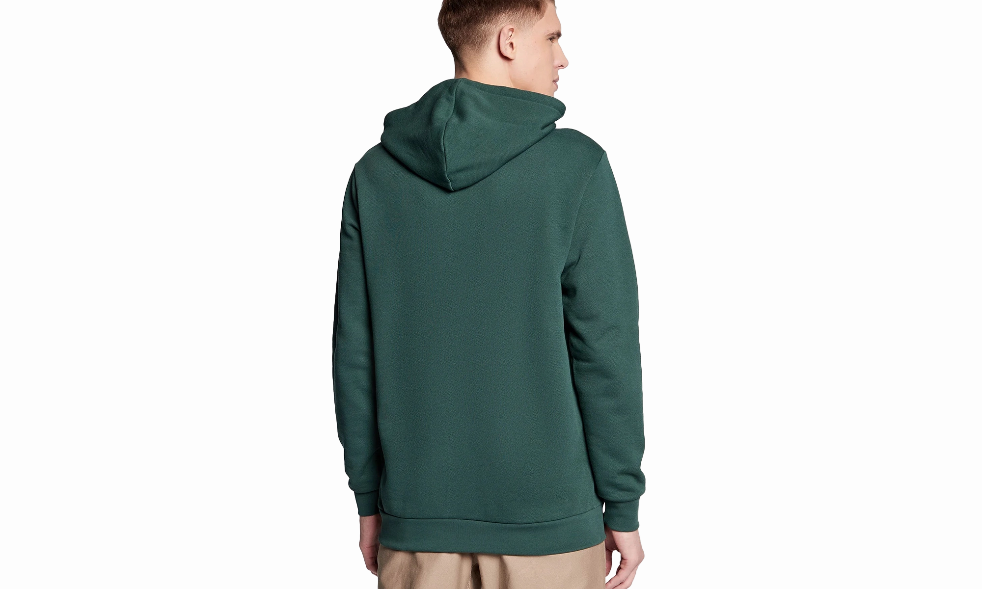 TREFOIL HOODY "Green" Silk Glow