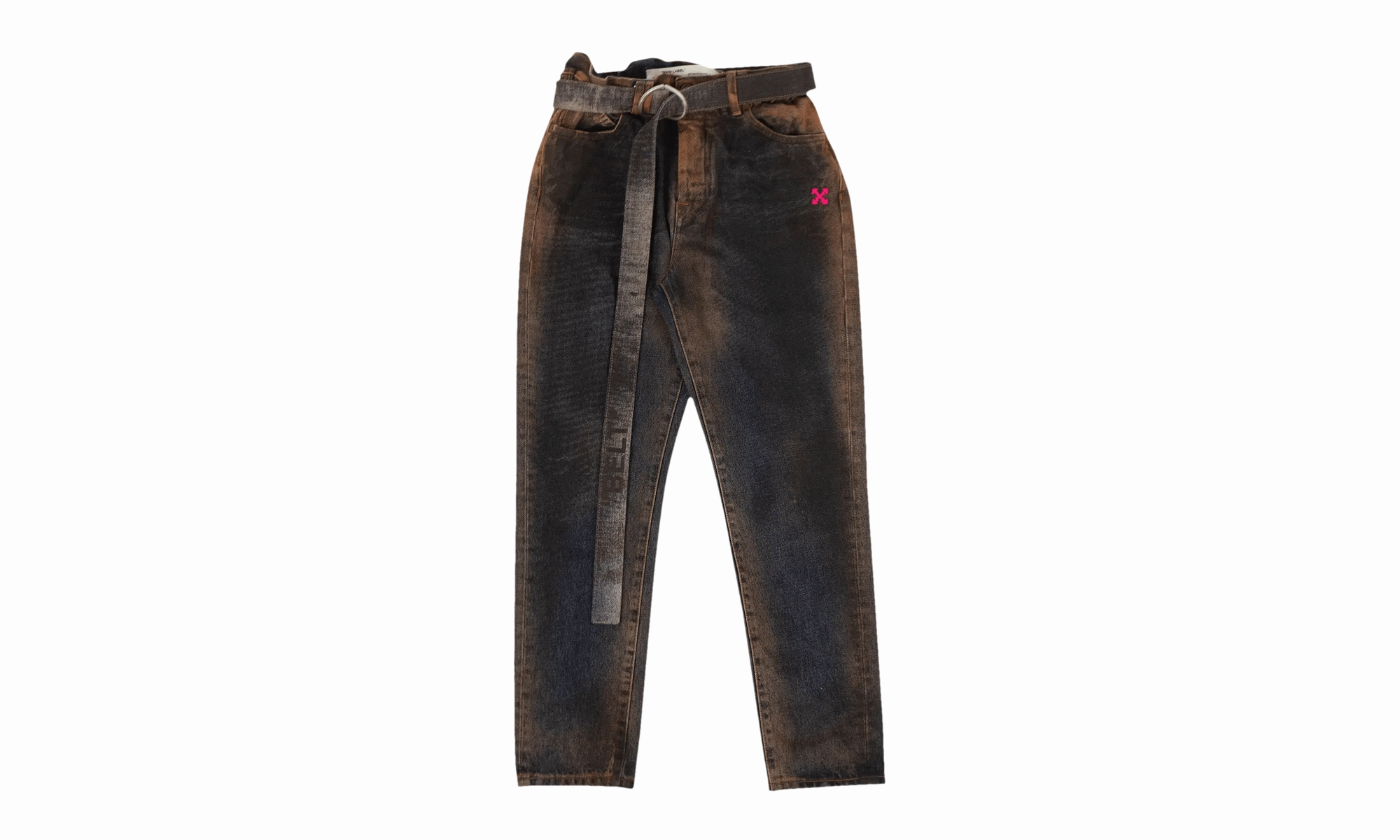 RUSTED' CROPPED DENIM SLIM-FIT JEANS "Blue" Lightweight Morning Stroll Durable