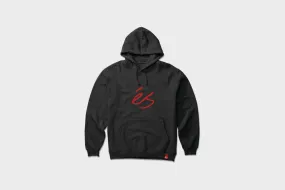 ??S Script Hoodie (Black) Thin Core Commute Ease