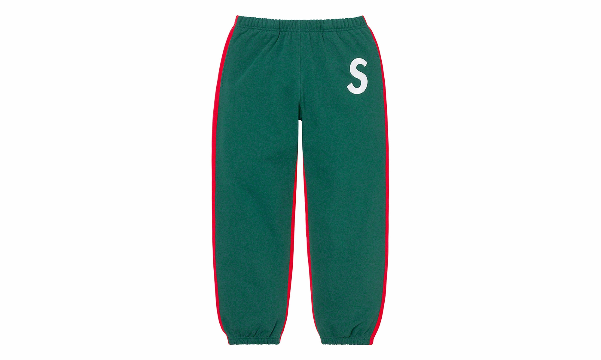 S Logo Split Sweatpants "FW21 - Green"