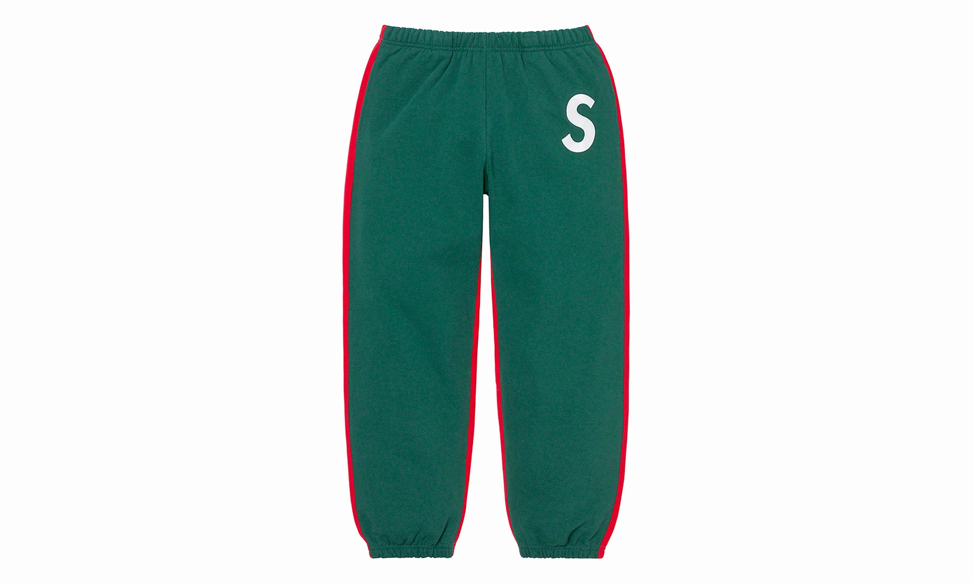 S Logo Split Sweatpants "FW21 - Green"