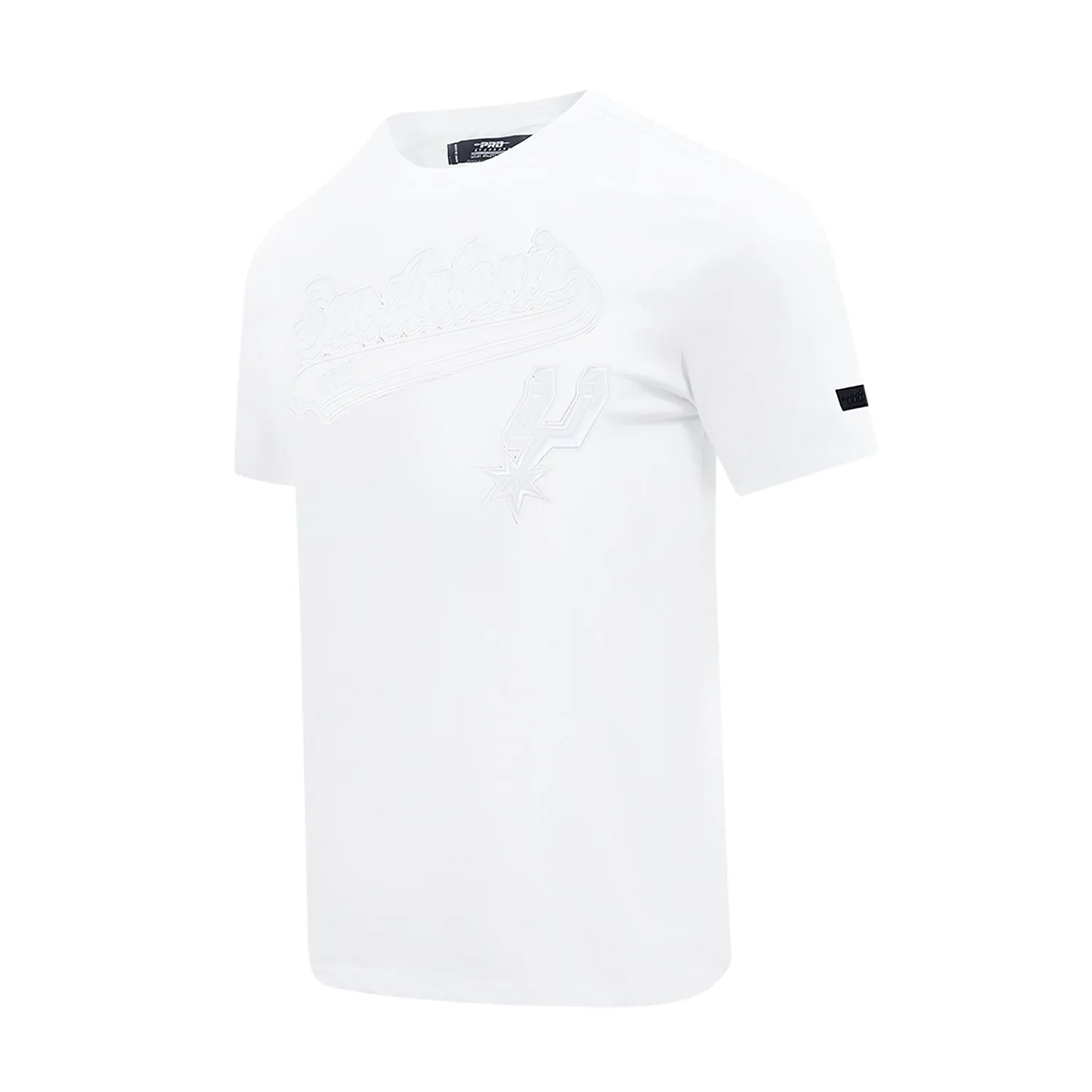 San Antonio Spurs White Out Tee -Mens Shine Fit Village Charm