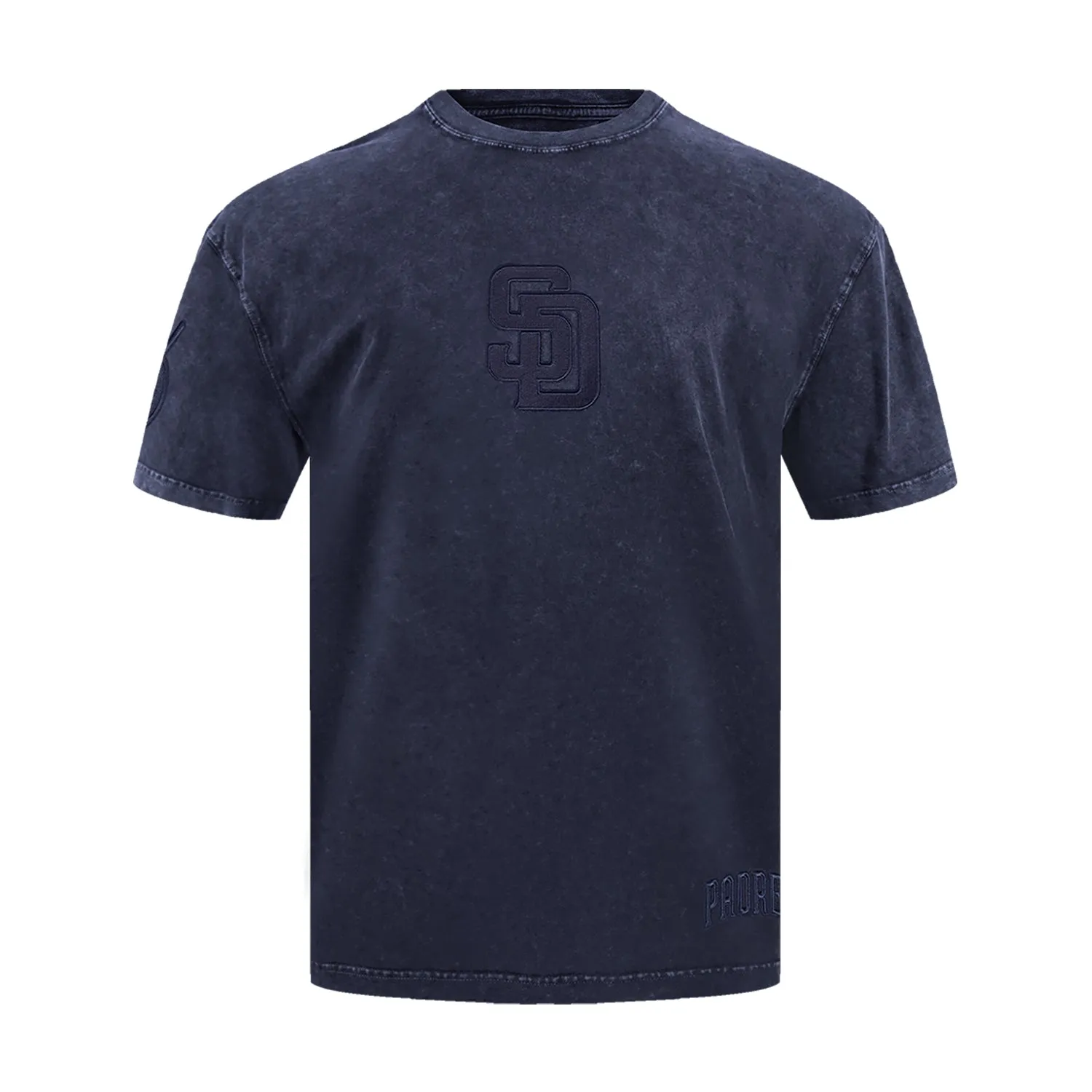 San Diego Padres Washed Crew -Mens Shape Hug Music Mood