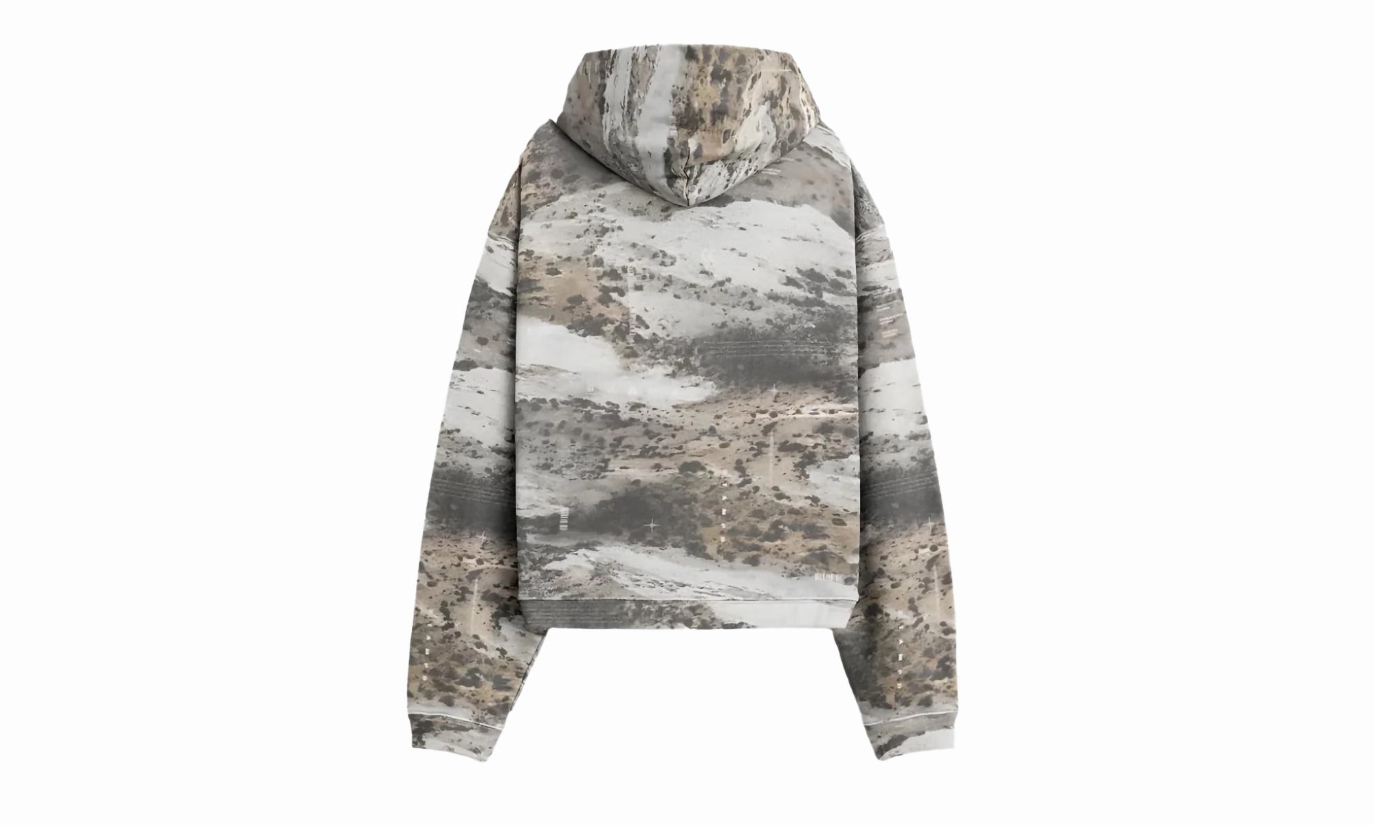 Sandland Cropped Pullover Hoodie "Camo"