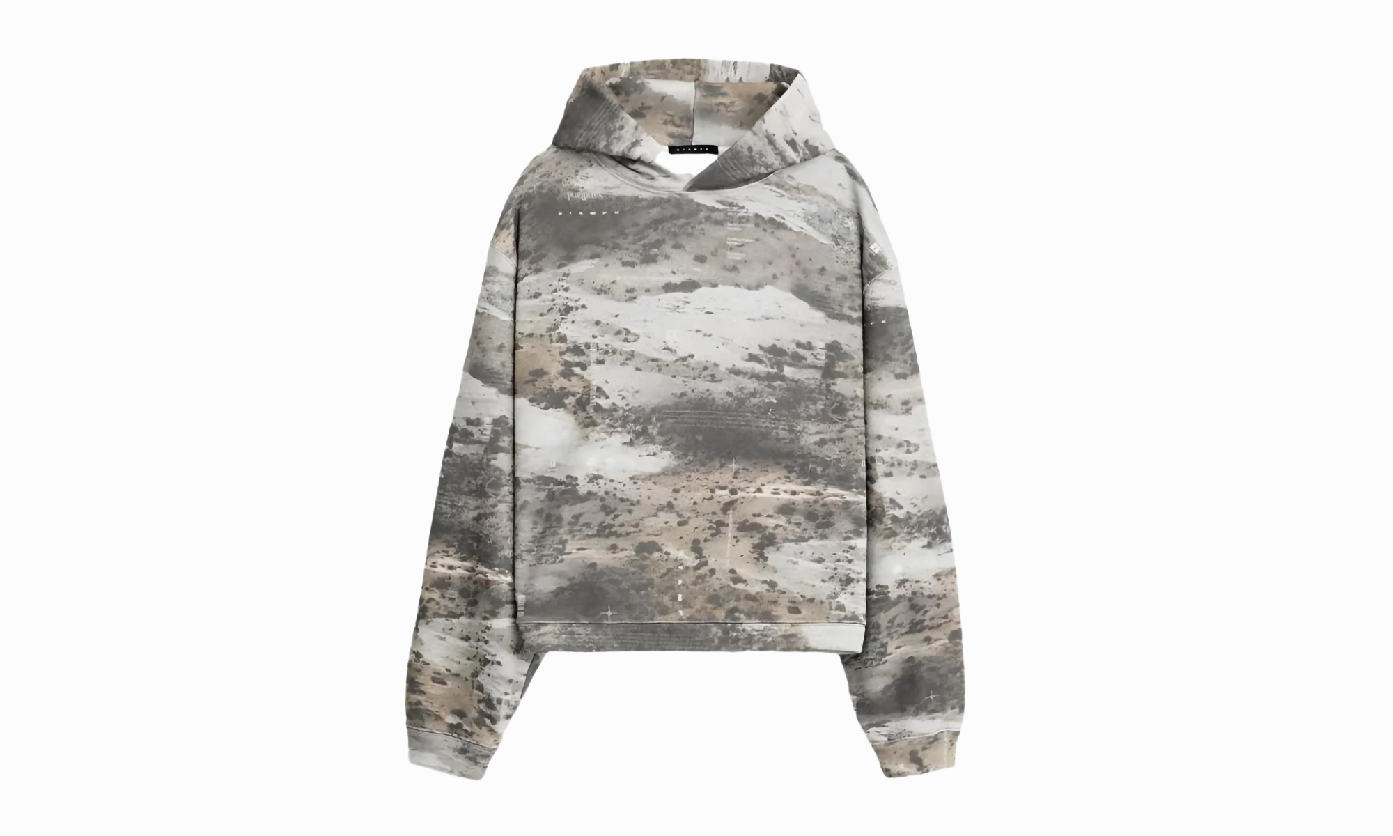 Sandland Cropped Pullover Hoodie "Camo"