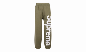 Satin Appliqu?? Sweatpant "FW23 - Light Olive"