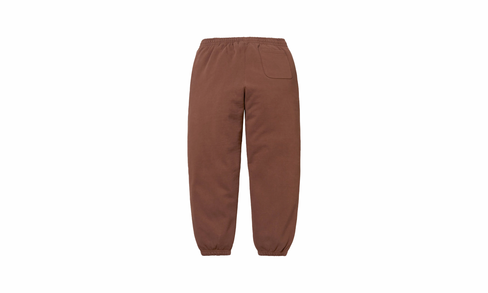 SATIN APPLIQU?? SWEATPANT "FW 24 - Brown"