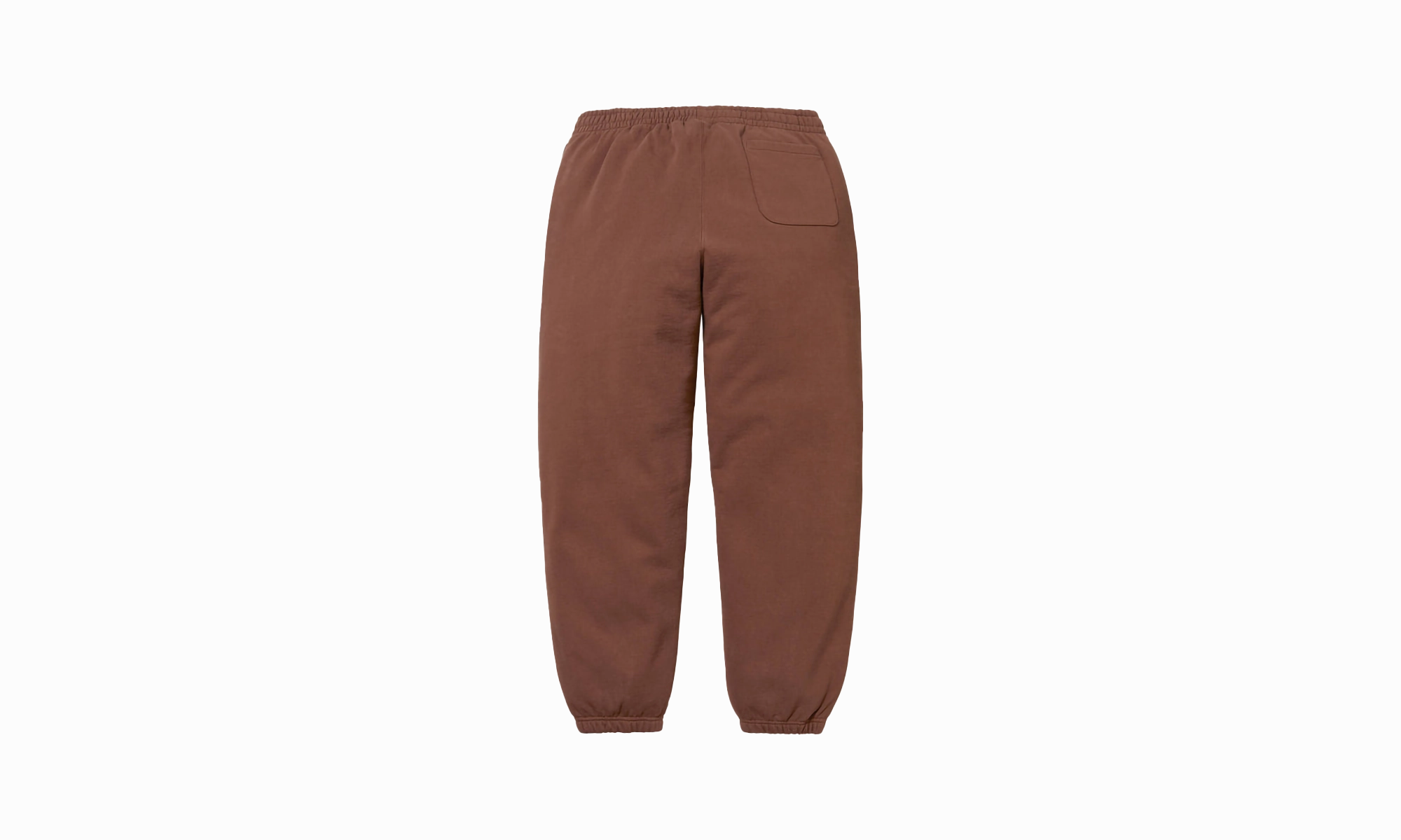SATIN APPLIQU?? SWEATPANT "FW 24 - Brown"