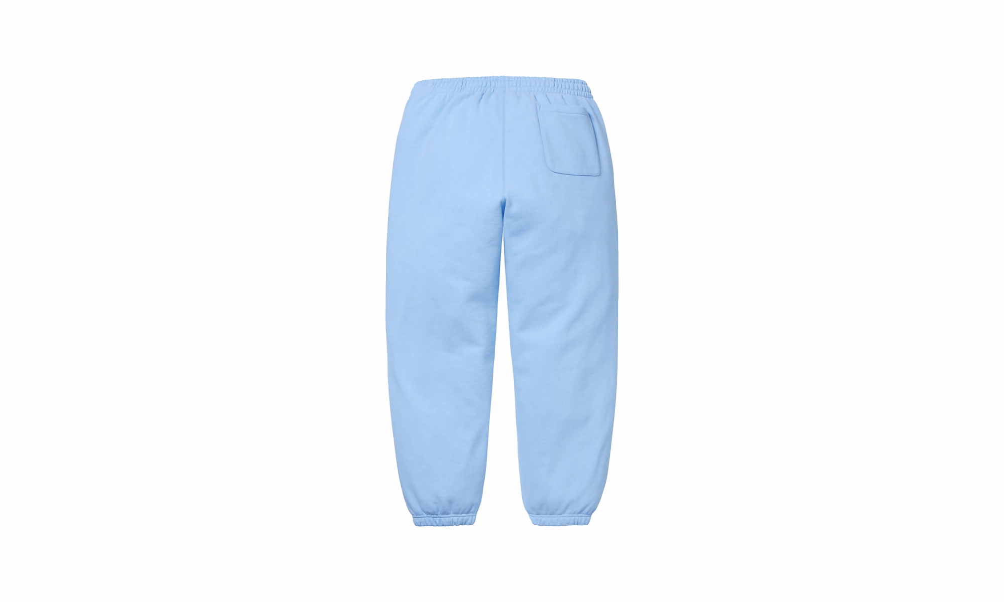 SATIN APPLIQU?? SWEATPANT "FW 24 - Light Blue"