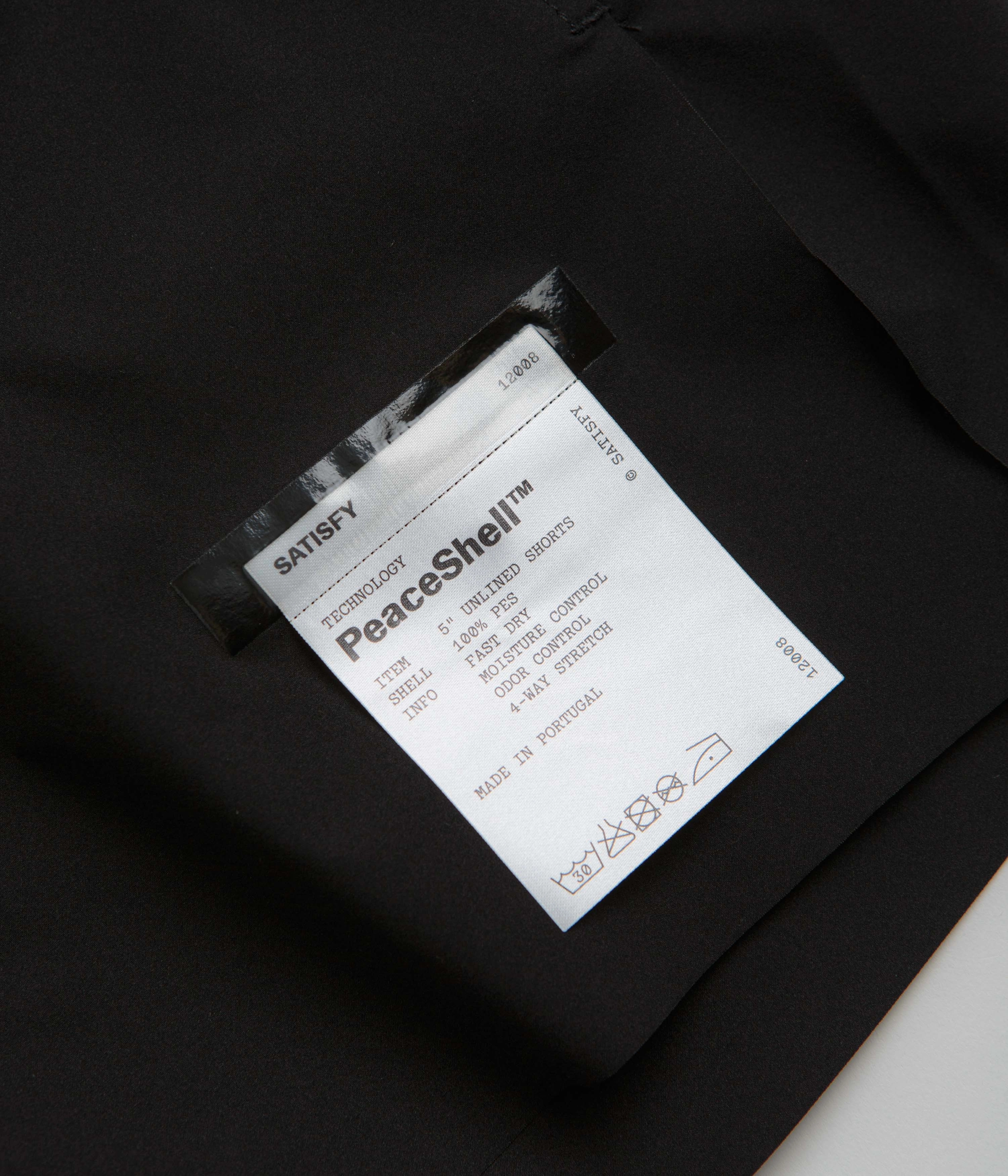 Satisfy PeaceShell 5" Unlined Shorts - Black Daily Essential