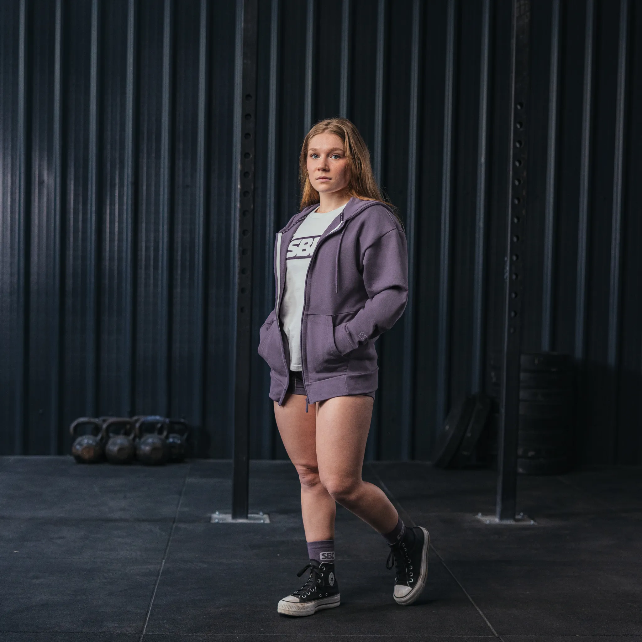 High Neck Collar High Neck SBD Aspire Range Zip Hoodie