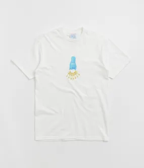 Sci-Fi Fantasy Keys T-Shirt - White cropped legs
