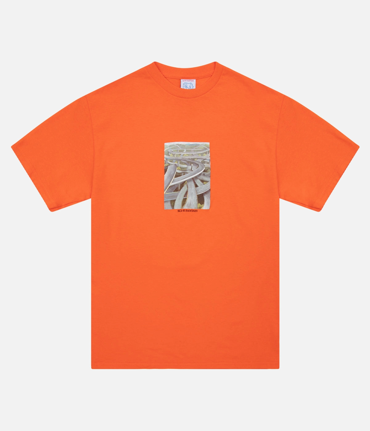 Sci-Fi Fantasy Freeway Tee Mountain Retreat Tuckable Hem