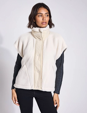 Scout It Out Fleece Vest - Birch Tree Gloss Free Texture Hypoallergenic Fibers