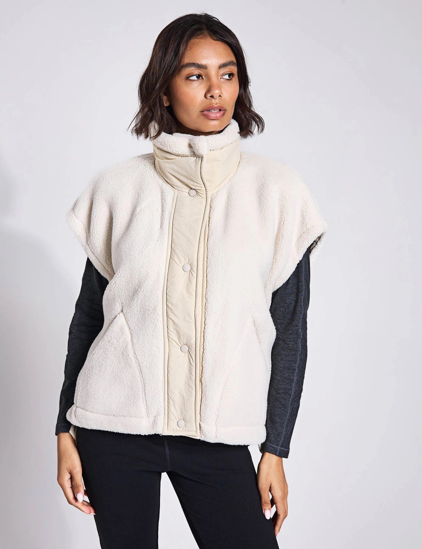 Scout It Out Fleece Vest - Birch Tree Gloss Free Texture Hypoallergenic Fibers