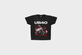 Smooth Edge Binding WindResistantWeave Screen Stars Best UB40 One SS Tee (Black)