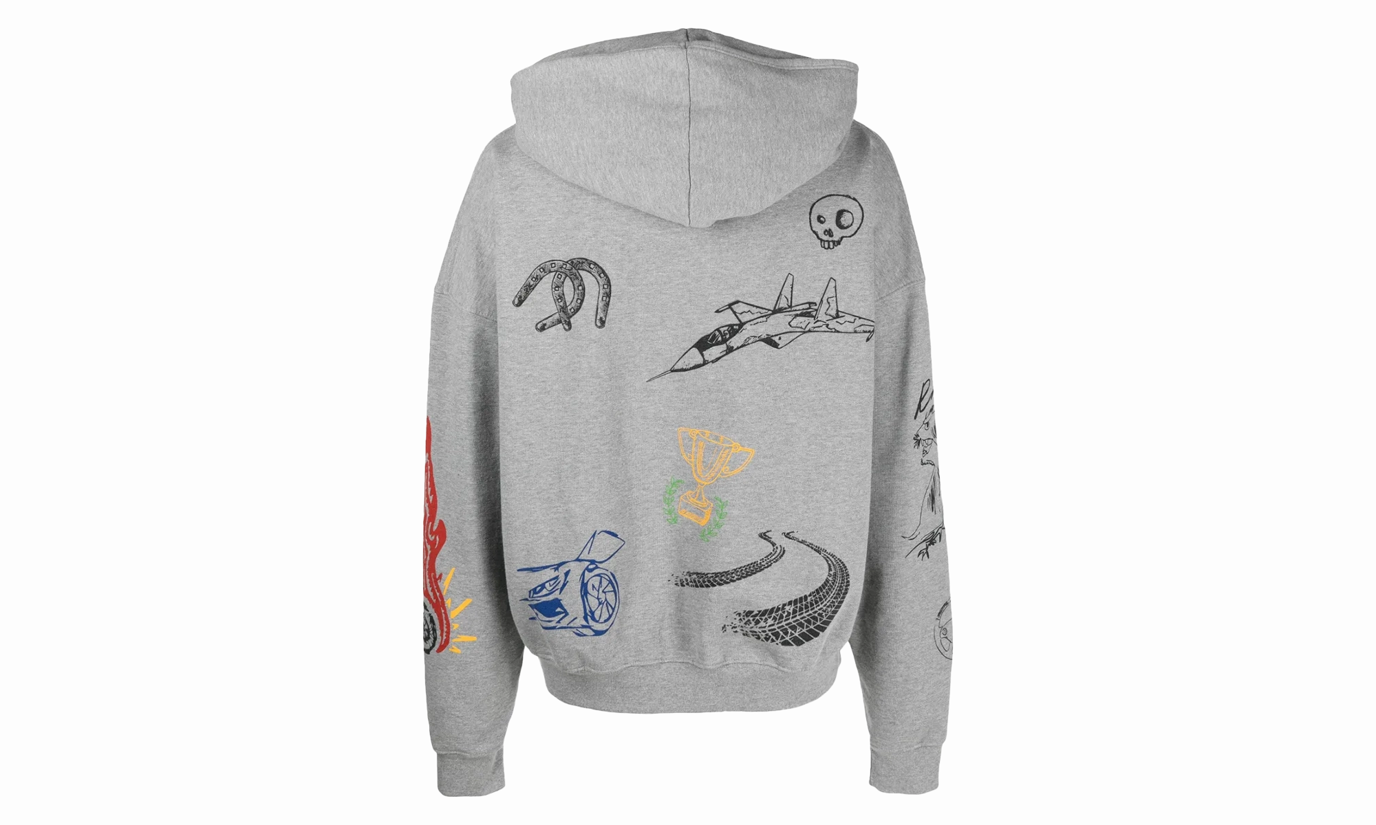 Scribble Hoodie "Heather Grey"