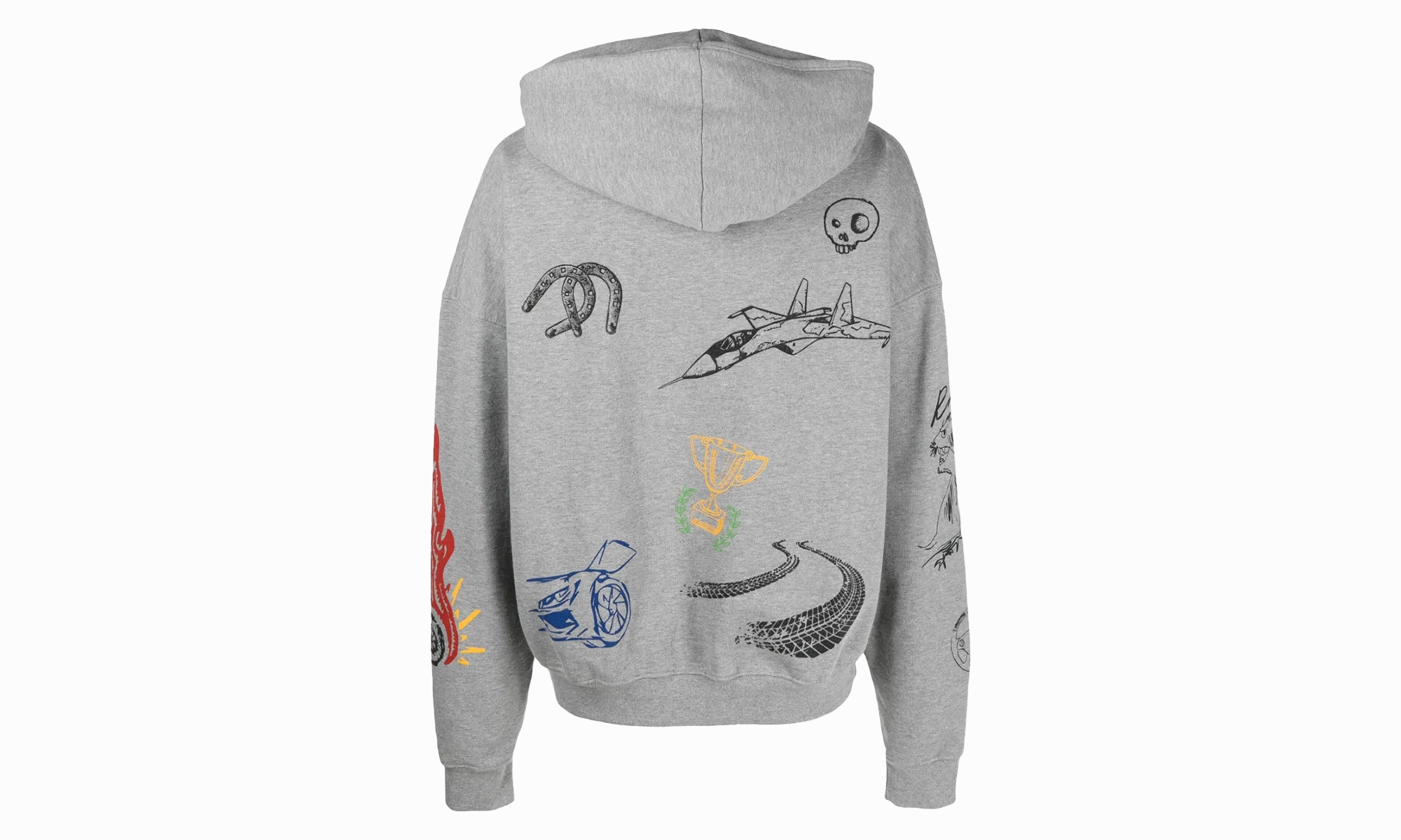 Scribble Hoodie "Heather Grey"