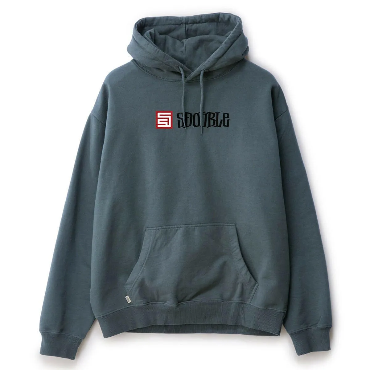 Premium Finish Matte Finish S/Double - S-Cube Block Hoodie Marine Blue