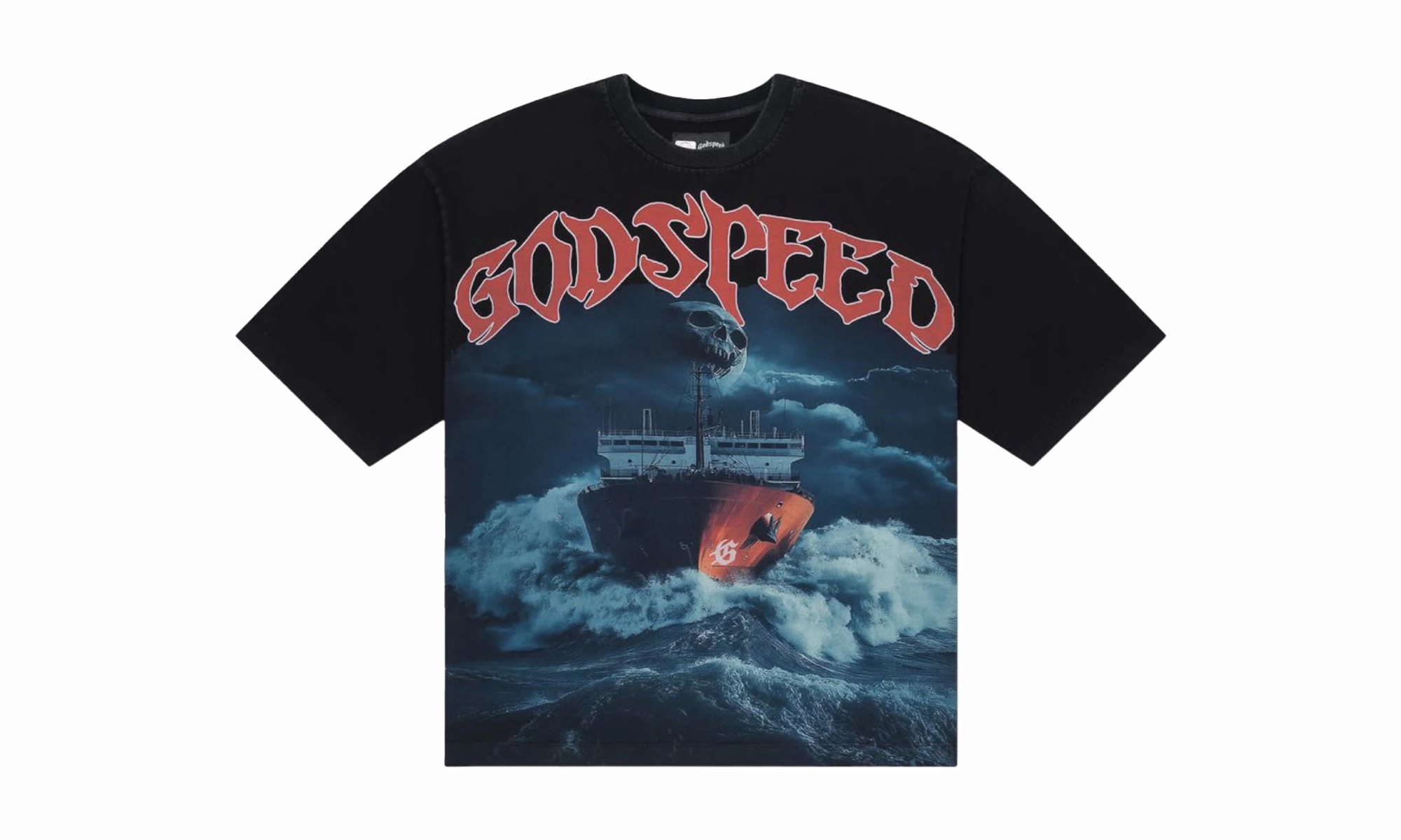 Suede Mood Sea Sick T-Shirt "Black"