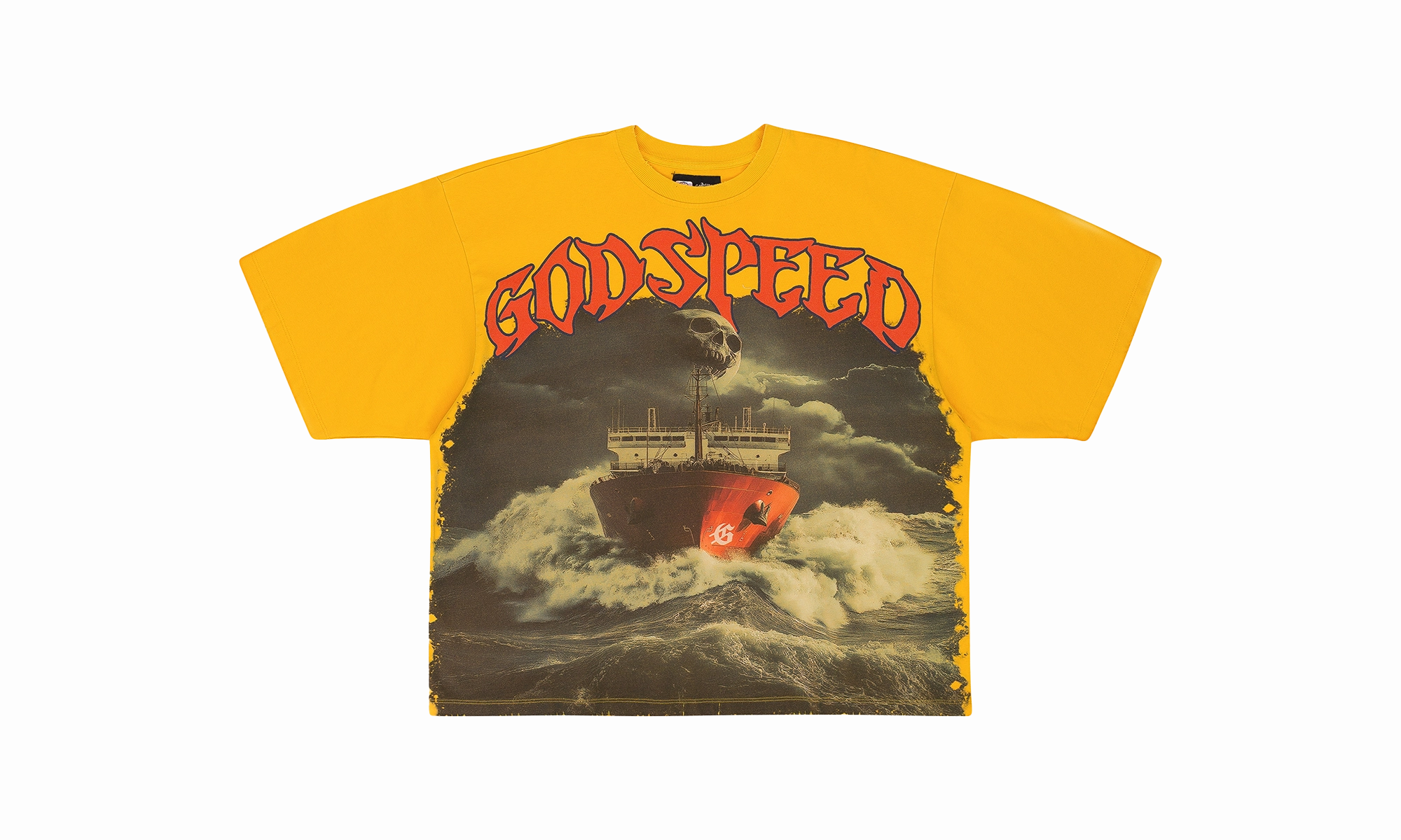 SEA SICK T-SHIRT "Yellow" Stretch Fit StaticResistantLining