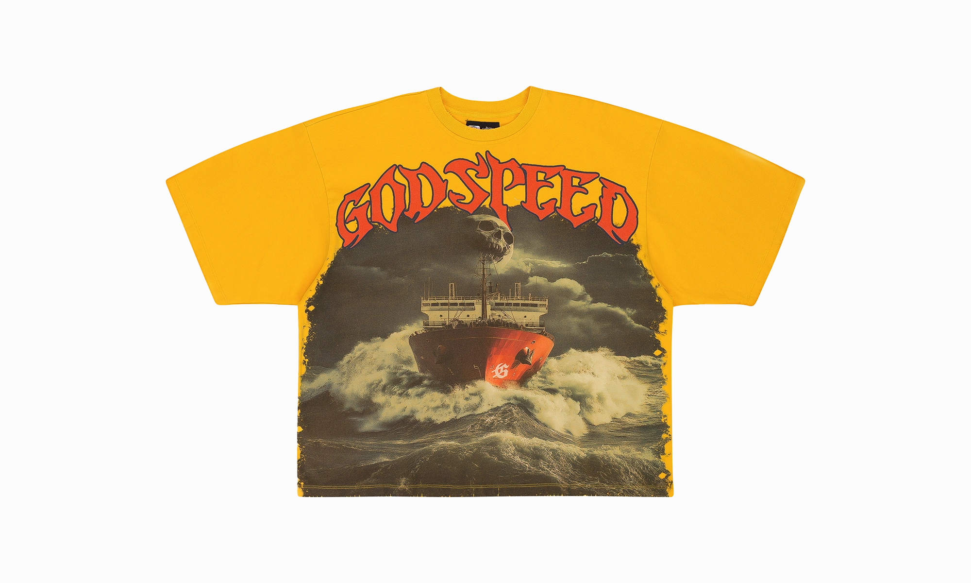 Sheer Glow Clear Mind SEA SICK T-SHIRT "Yellow"