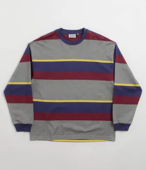 Trendy Silhouette ethnic prints Carhartt Sundling Long Sleeve T-Shirt - Sundling Stripe / Aura