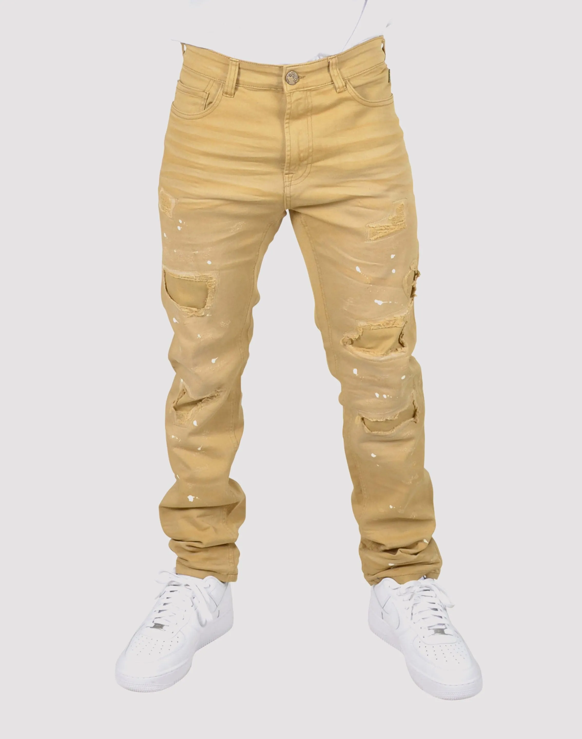 Grindhouse Twill Patch N Repair Workpants slim fit