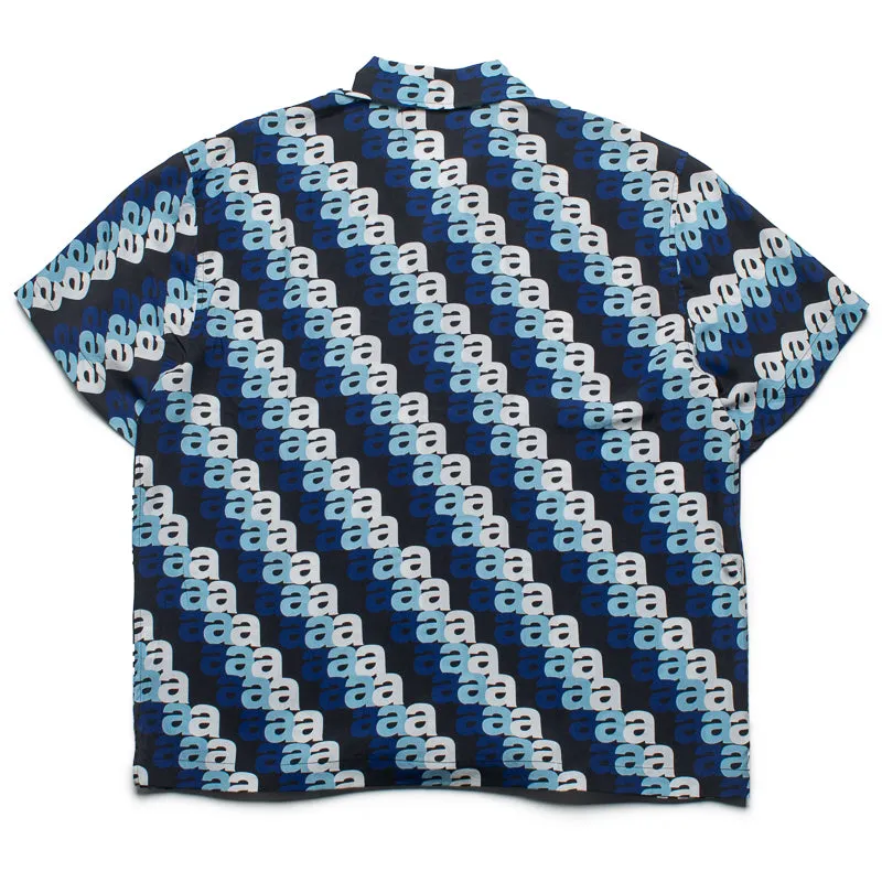 Awake NY Triple 'A' Print Camp Shirt - Blue/Multi Weekend Casual Winter Comfort