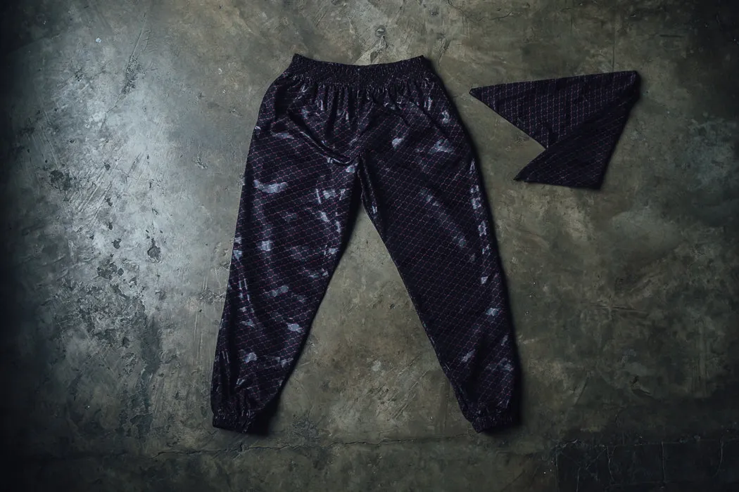 Wrinkle Resistant Eco Friendly Material LUST Monogram-Camo Track Pants