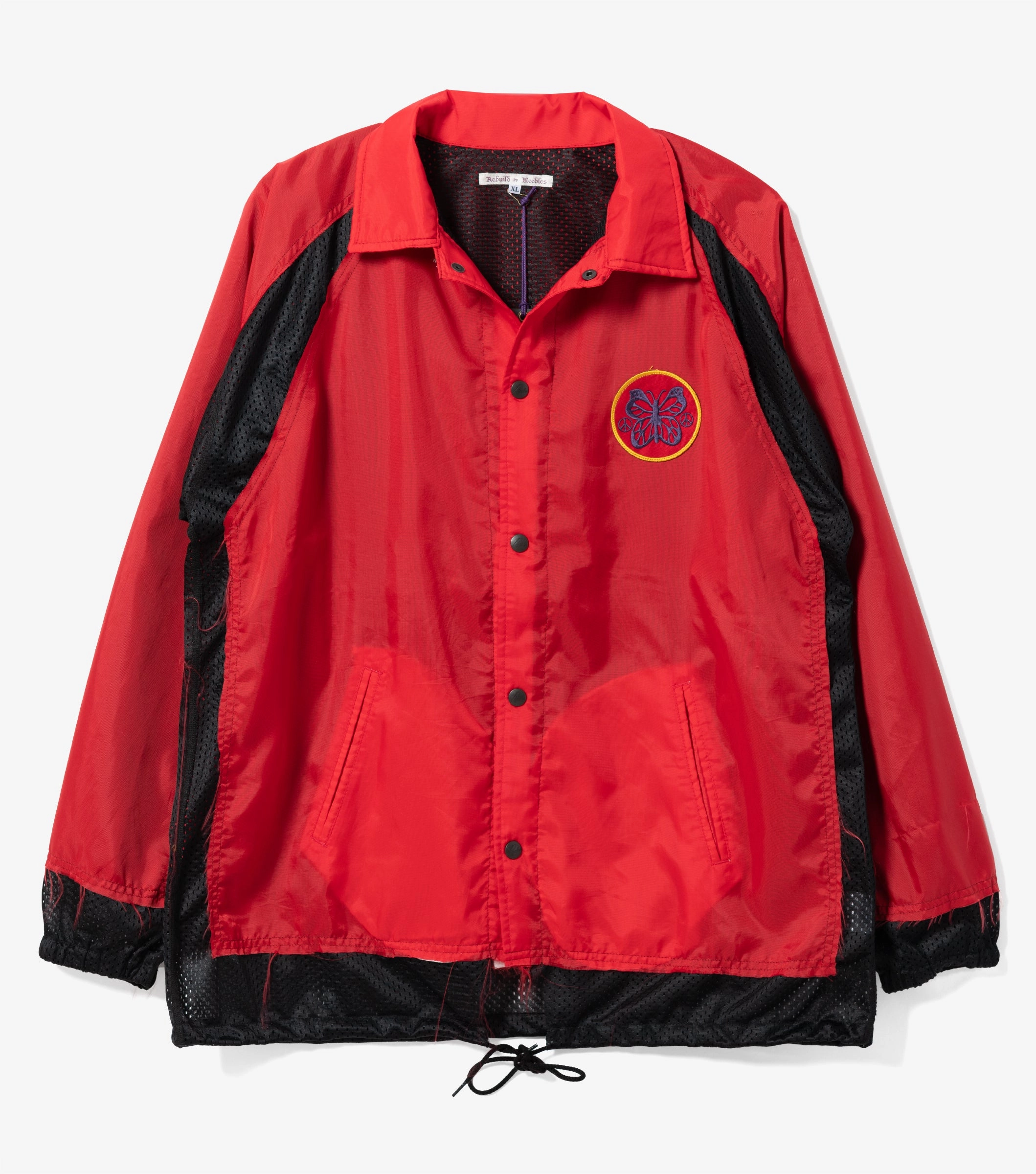 Sun Protection Fabric Rebuild Coach Jacket (Black)
