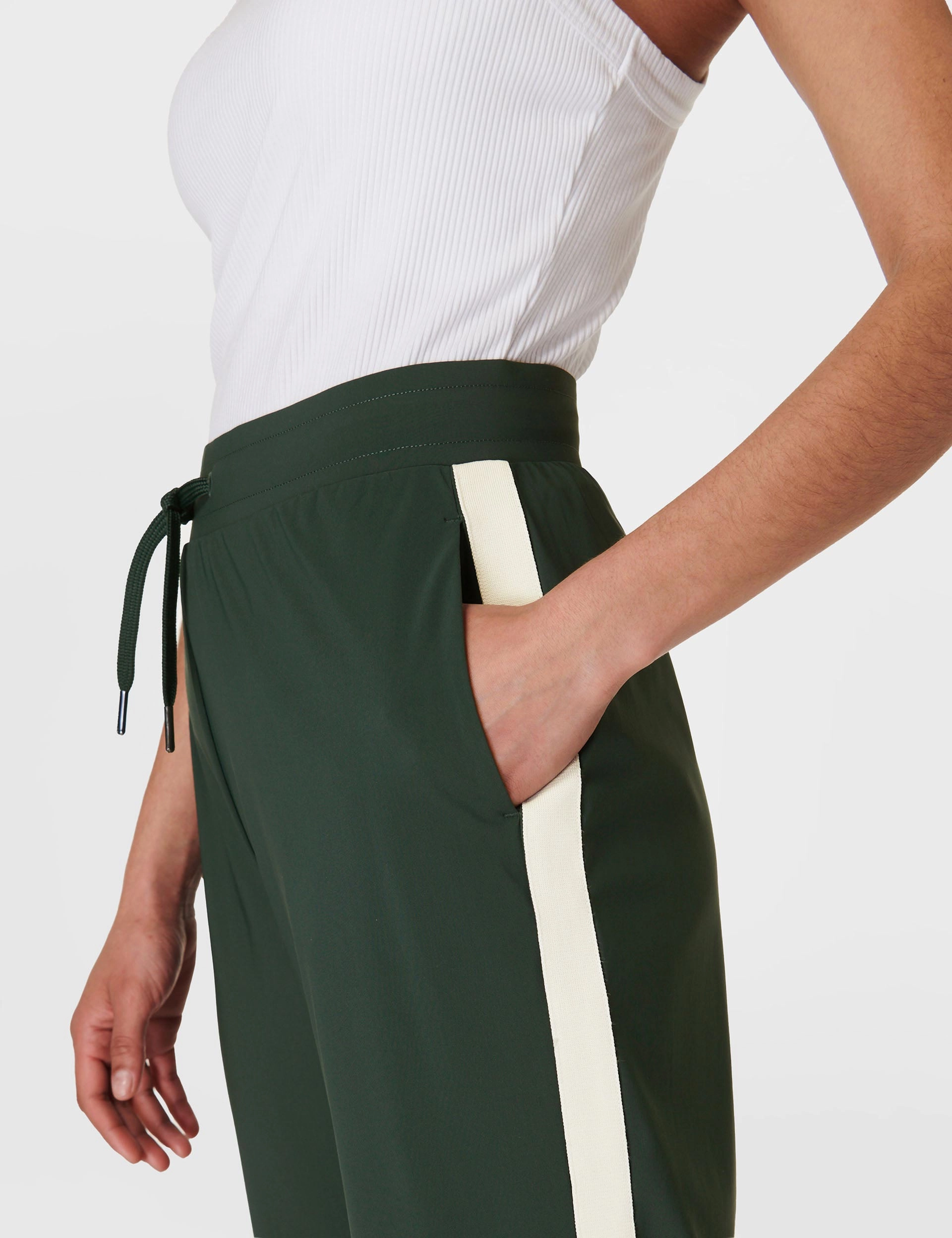 UV Protective Coating Explorer Side Stripe Trouser - Trek Green
