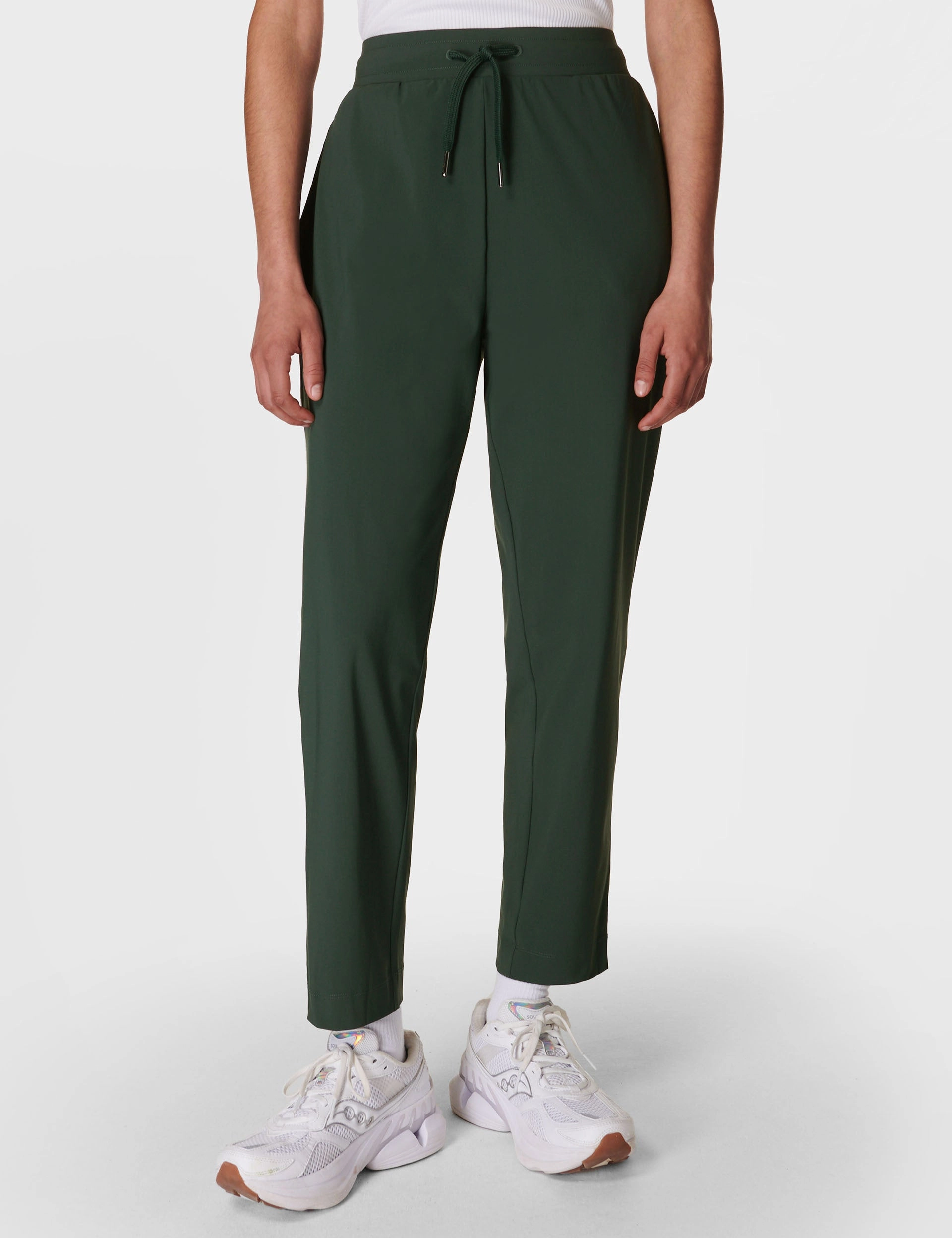 Adjustable drawstring Explorer Side Stripe Trouser - Trek Green